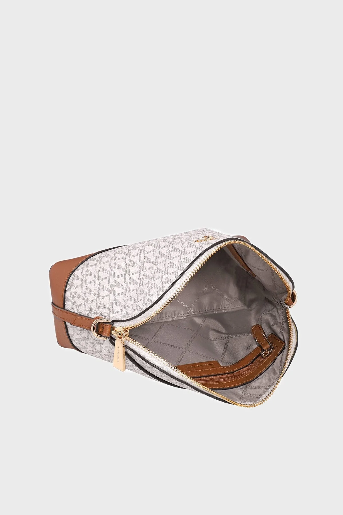 Michael Kors Fermuarlı Çıkarılabilir Uzatma Askılı 32T1GT9C3B149 Bayan Çanta 32T1GT9C3B 149 EKRU - 5