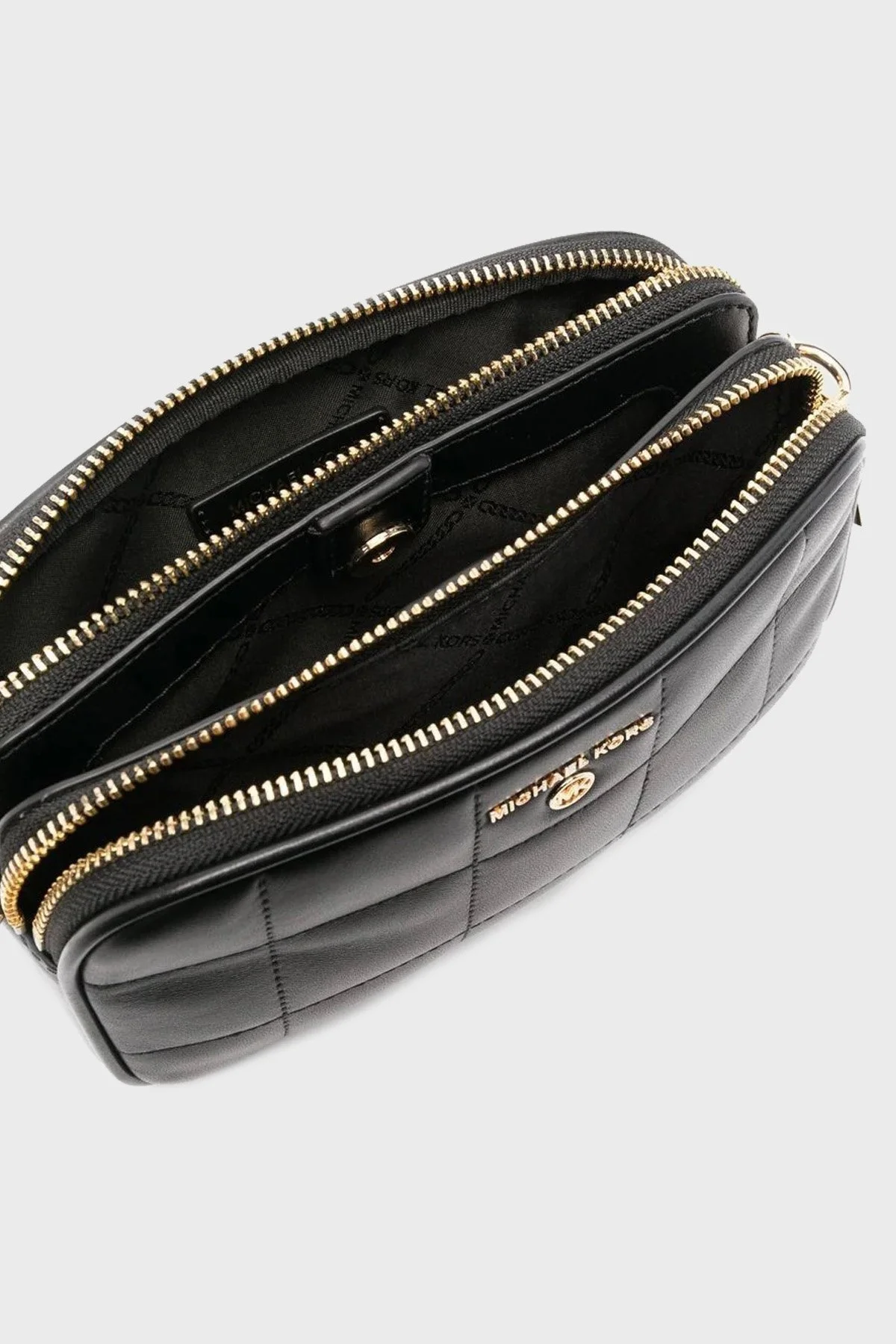 Michael Kors Fermuarlı Hakiki Deri Ayarlanabilir Omuz Askılı Bayan Çanta 32H1GT9C5L 001 SİYAH - 5