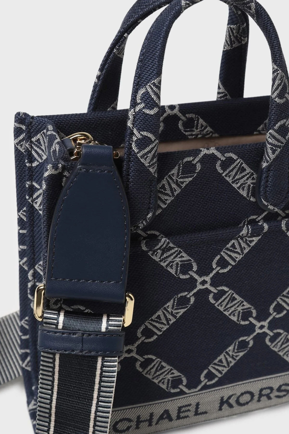 Michael Kors Gigi Jakarlı Çıkarılabilir Çapraz Askılı 32F3G3GC0J407 Bayan Çanta 32F3G3GC0J 407 LACİVERT - 3