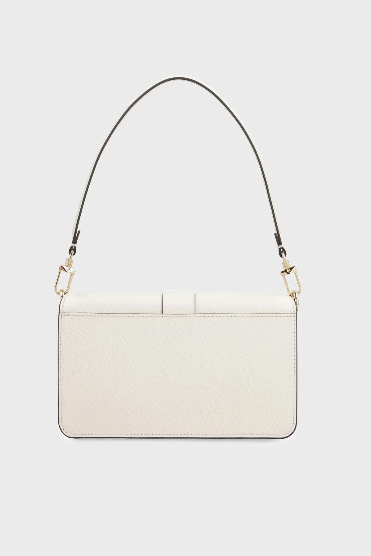 Michael Kors Greenwich Logolu Çıkarılabilir Omuz Askılı Deri 30H1GGRL2L289 Bayan Çanta 30H1GGRL2L 289 EKRU - 3