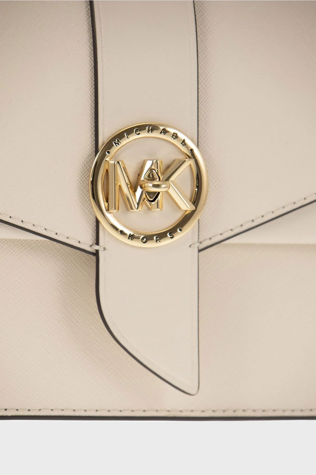 Michael Kors Greenwich Saffiano Deri Zincirli Çapraz Askılı 32S1GGRC0L289 Bayan Çanta 32S1GGRC0L 289 EKRU - 5