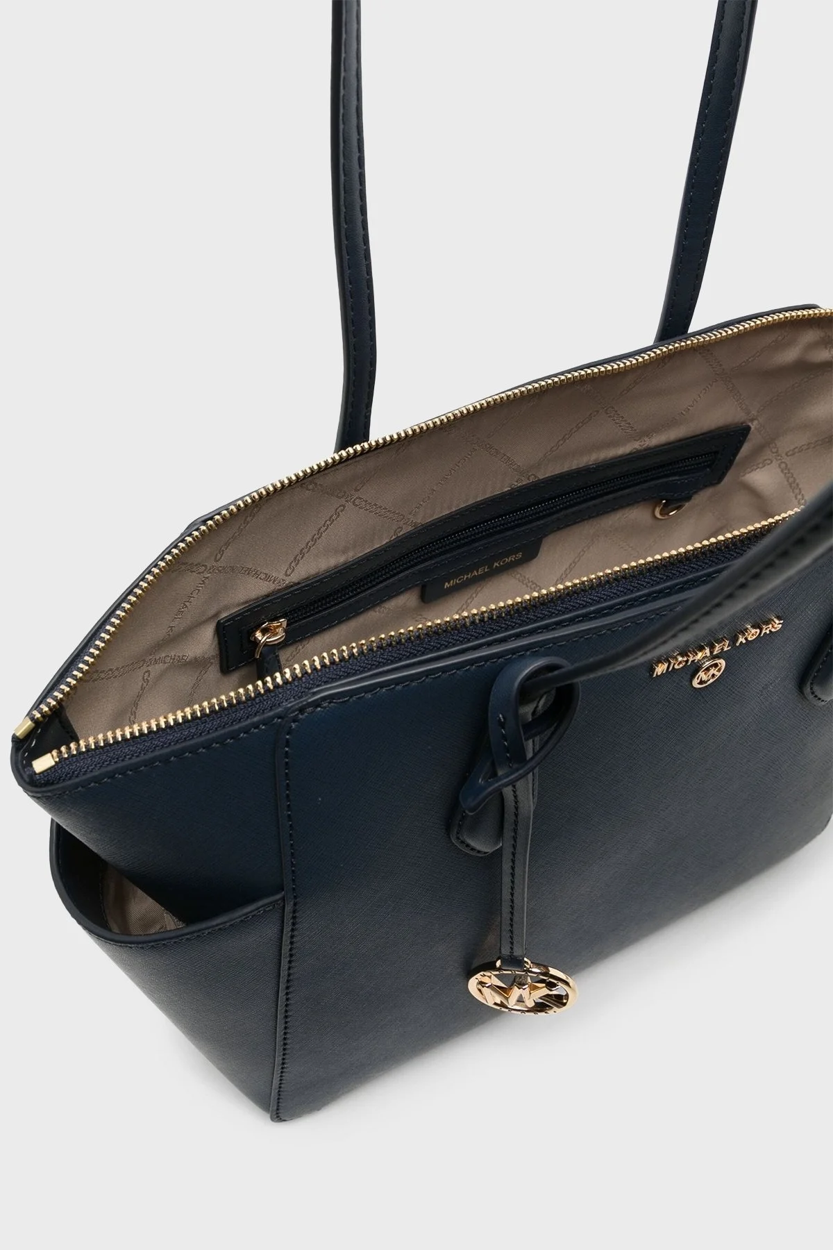 Michael Kors Hakiki Deri 30S2G6AT2L406 Bayan Çanta 30S2G6AT2L 406 LACİVERT - 5