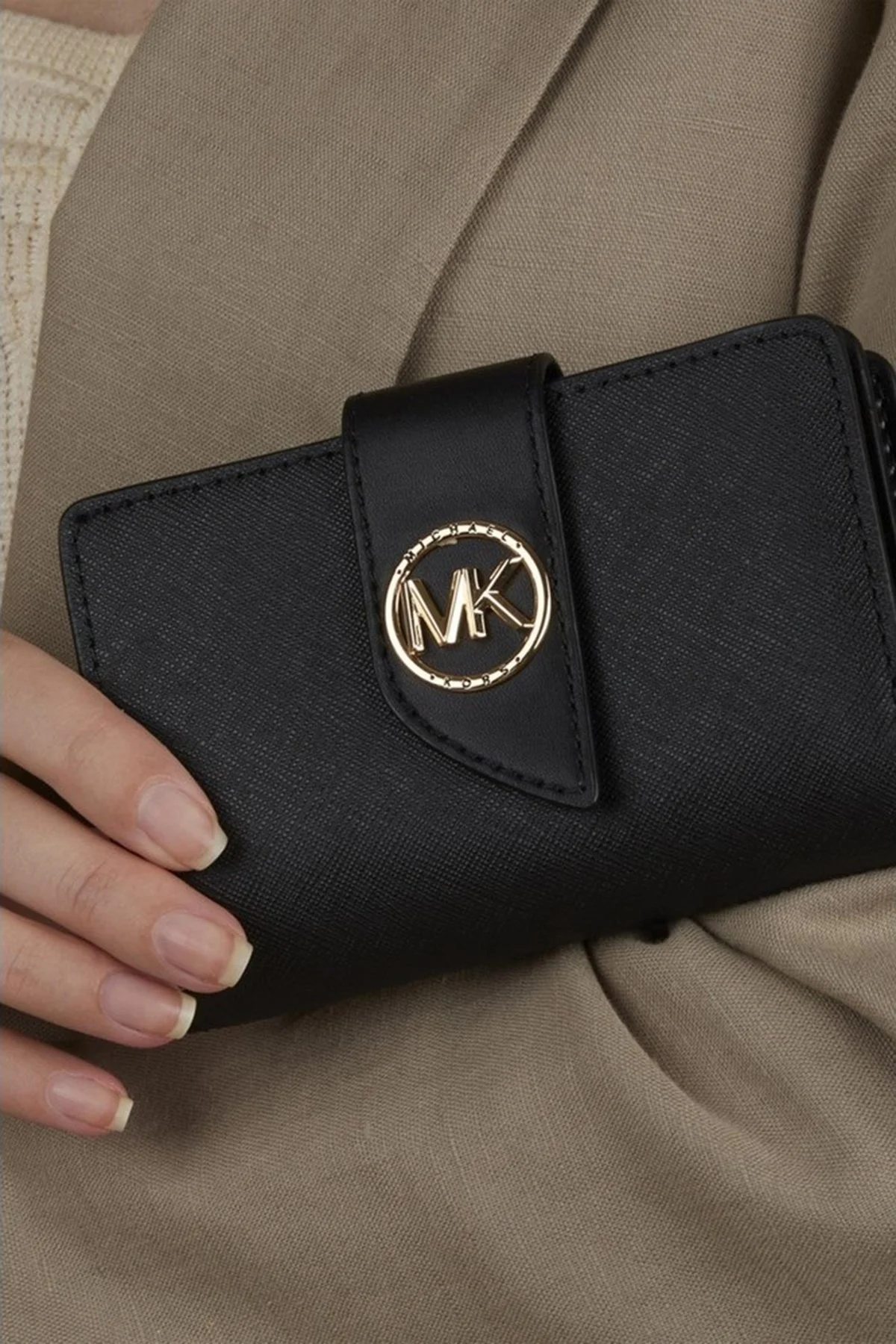 Michael Kors Hakiki Deri 32F1GGRD8L001 Bayan Cüzdan 32F1GGRD8L 001 SİYAH - 2
