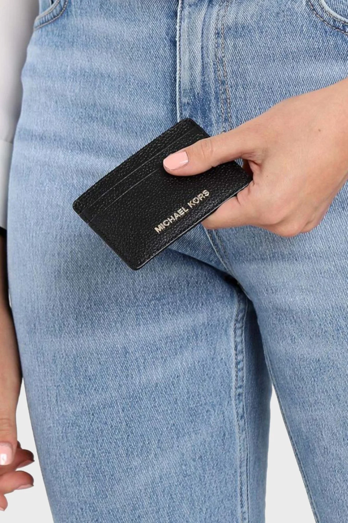 Michael Kors Hakiki Deri 34F9GF6D0L001 Bayan Kartlık 34F9GF6D0L 001 SİYAH - 2