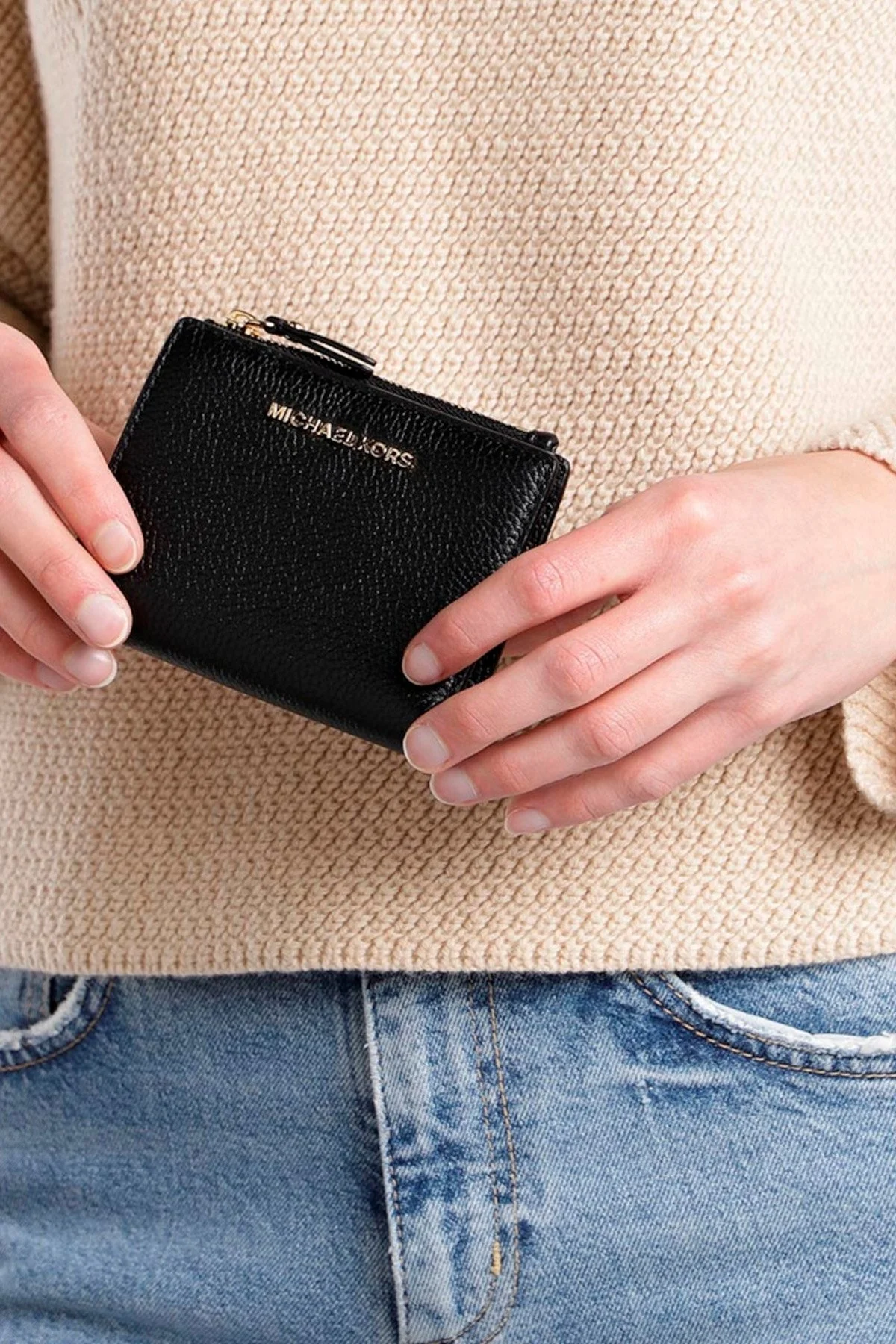 Michael Kors Hakiki Deri 34F9GJ6F2L001 Bayan Cüzdan 34F9GJ6F2L 001 SİYAH - 2