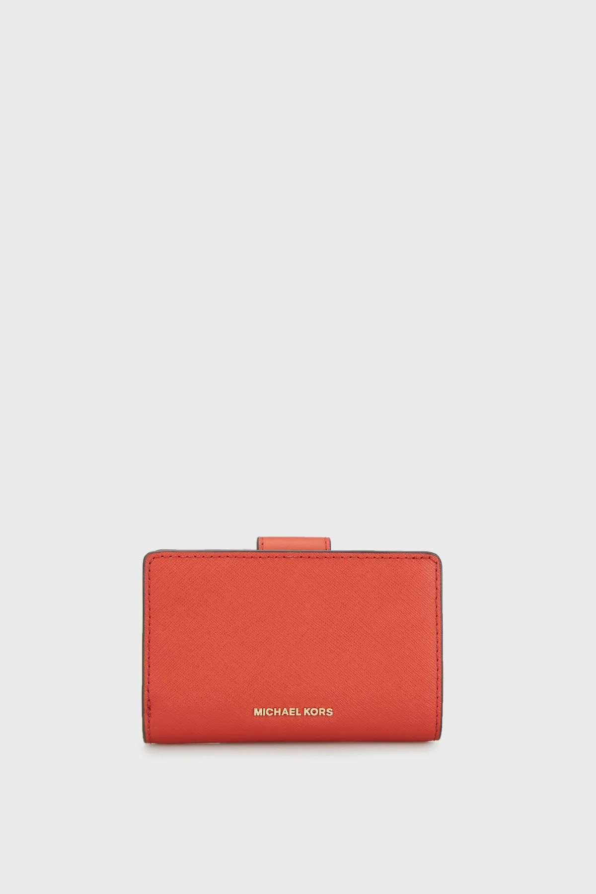 Michael Kors Hakiki Deri 34H1G0KE6L808 Bayan Cüzdan 34H1G0KE6L 808 TURUNCU - 1