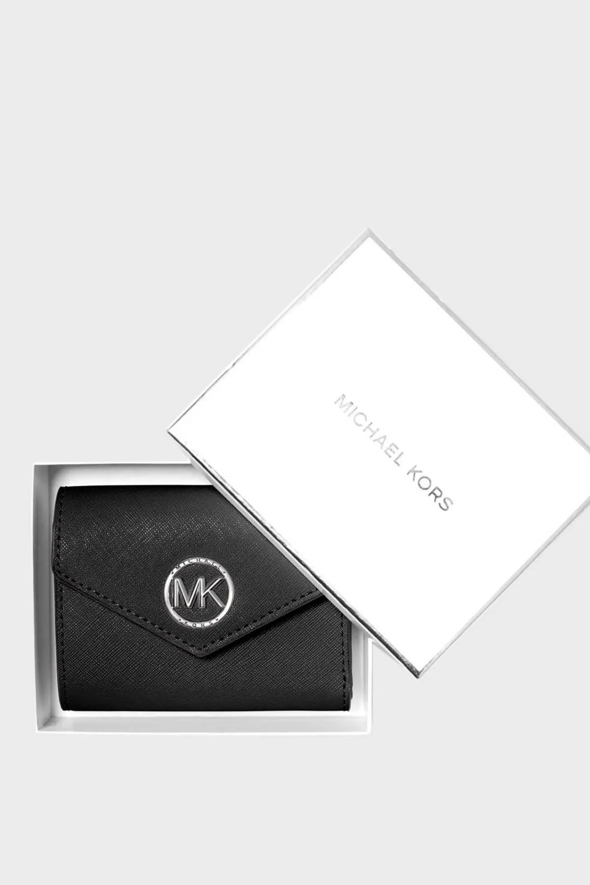 Michael Kors Hakiki Deri 34S2SNME6L001 Bayan Cüzdan 34S2SNME6L 001 SİYAH - 3