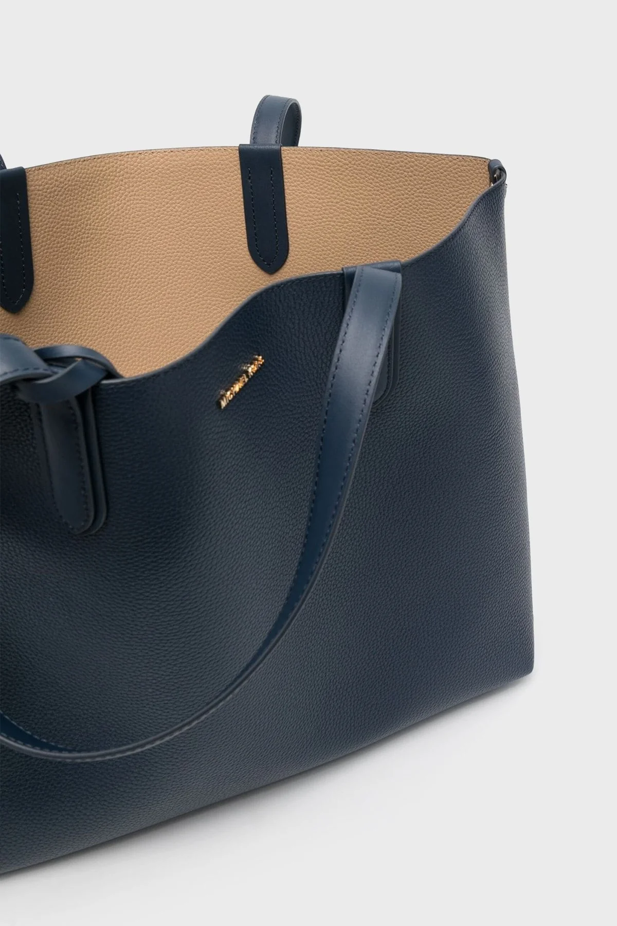 Michael Kors Hakiki Deri Büyük 30F3GZAT4T406 Kadın Çanta 30F3GZAT4T 406 LACİVERT - 6