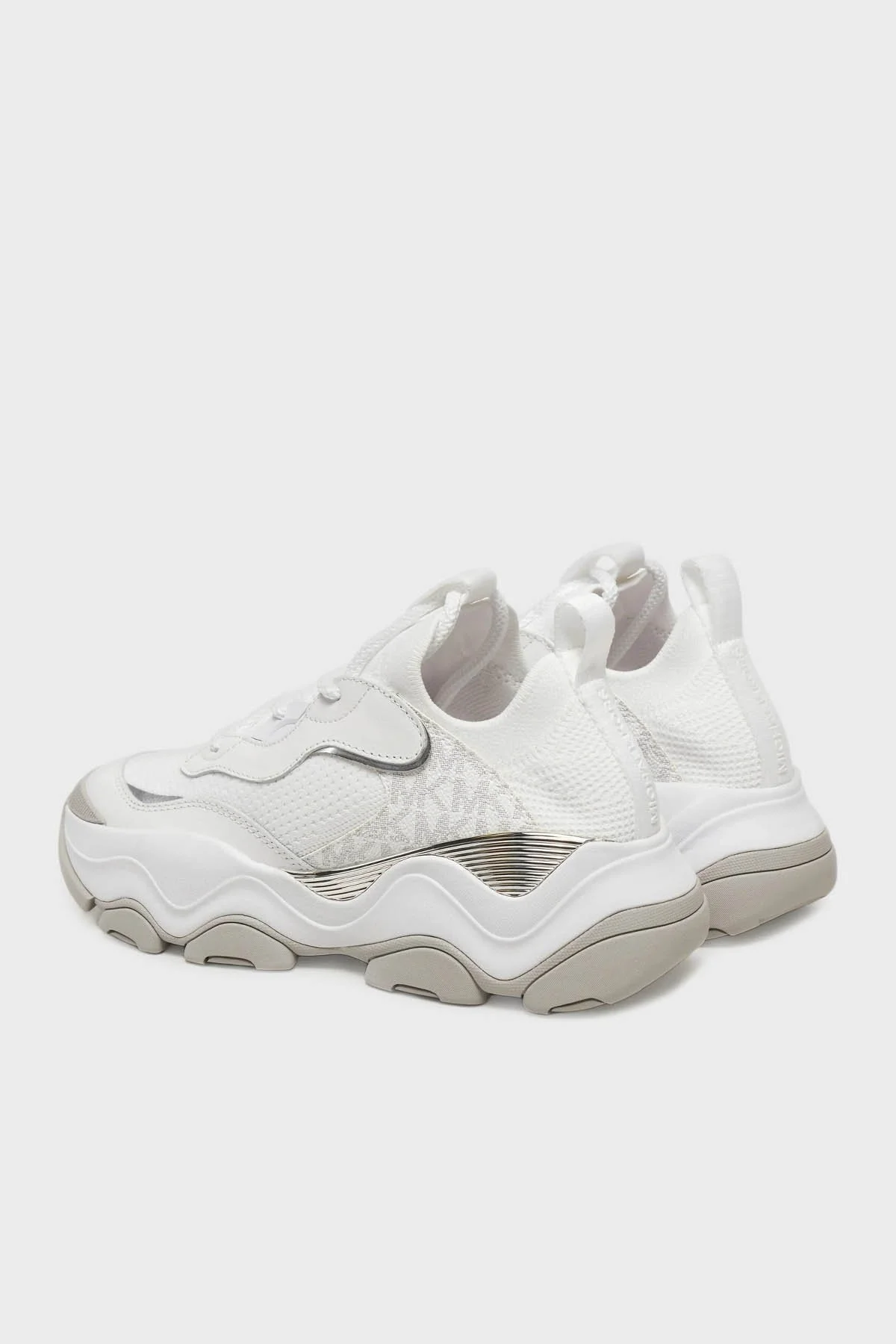 Michael Kors Hakiki Deri Platform Taban Sneaker 43R5ATFS1L119 Bayan Ayakkabı 43R5ATFS1L 119 BEYAZ - 11