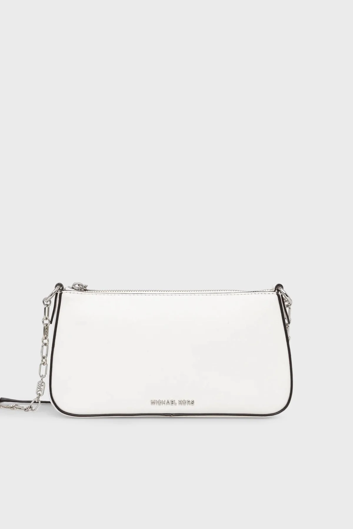 Michael Kors Hakiki Deri Zincir Askılı 32H3S8EW6L085 Bayan Çanta 32H3S8EW6L 085 BEYAZ - 7