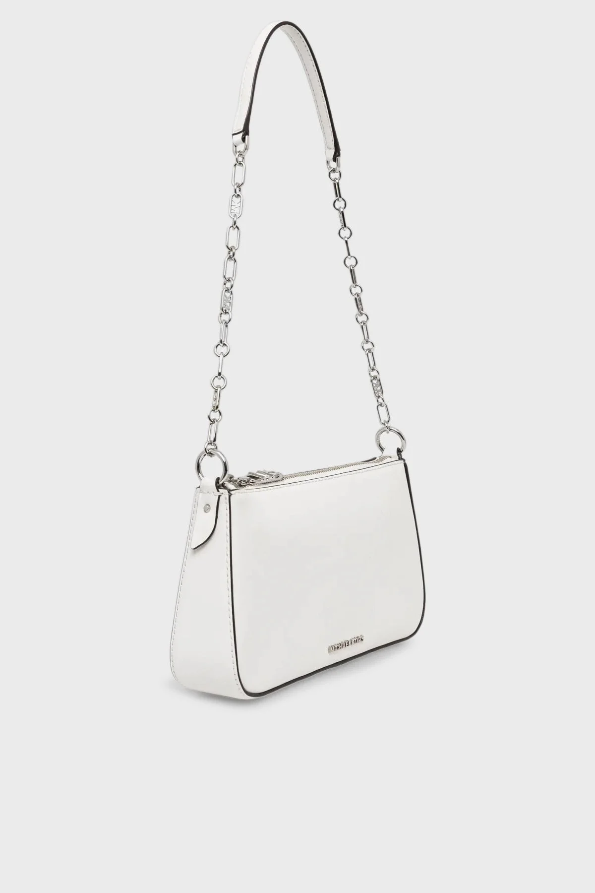 Michael Kors Hakiki Deri Zincir Askılı 32H3S8EW6L085 Bayan Çanta 32H3S8EW6L 085 BEYAZ - 9