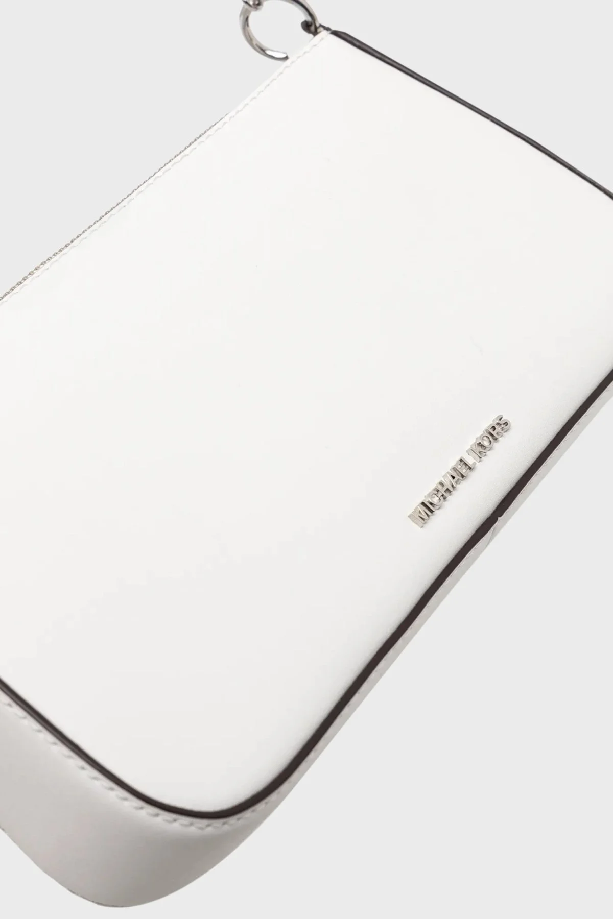 Michael Kors Hakiki Deri Zincir Askılı 32H3S8EW6L085 Bayan Çanta 32H3S8EW6L 085 BEYAZ - 12