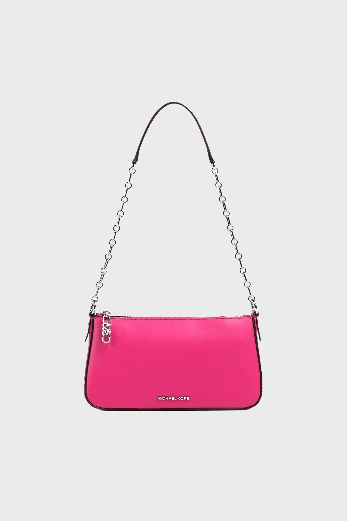 Michael Kors Hakiki Deri Zincir Askılı 32H3S8EW6L542 Bayan Çanta 32H3S8EW6L 542 FUŞYA - 6