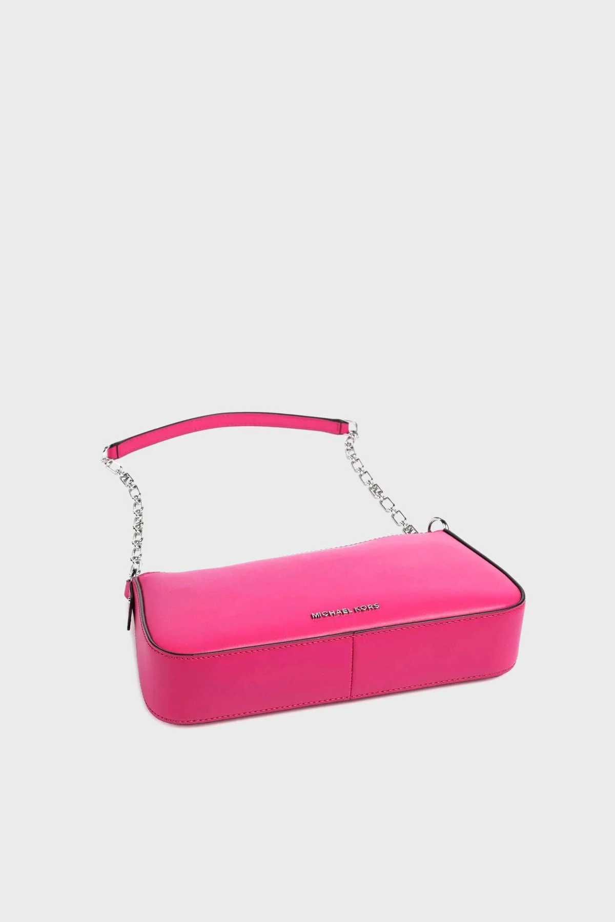 Michael Kors Hakiki Deri Zincir Askılı 32H3S8EW6L542 Kadın Çanta 32H3S8EW6L 542 Fuşya - 4