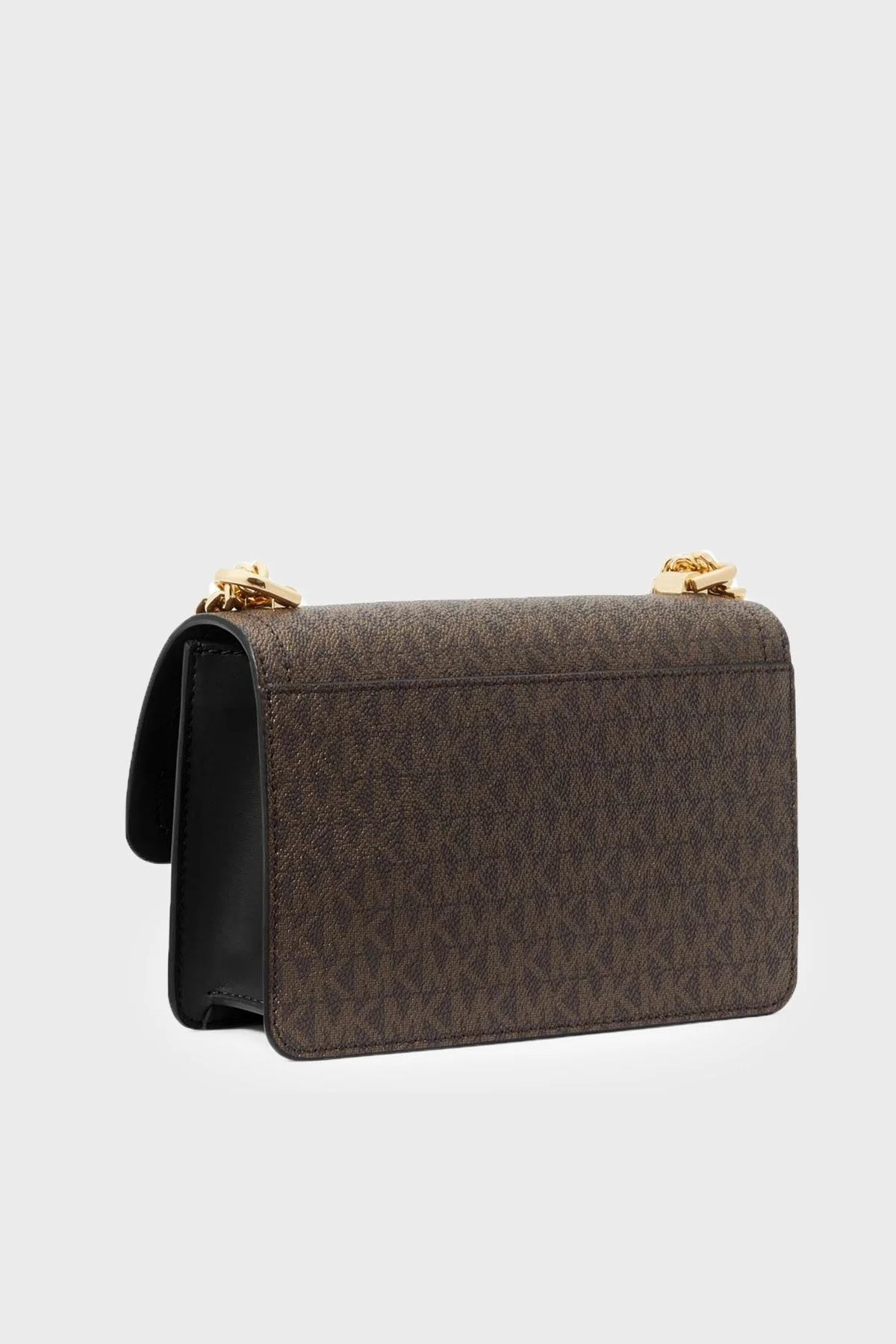 Michael Kors Heather Logolu Zincir Askılı Çapraz 32S2G7HC0B292 Bayan Çanta 32S2G7HC0B 292 KAHVE-SİYAH - 2