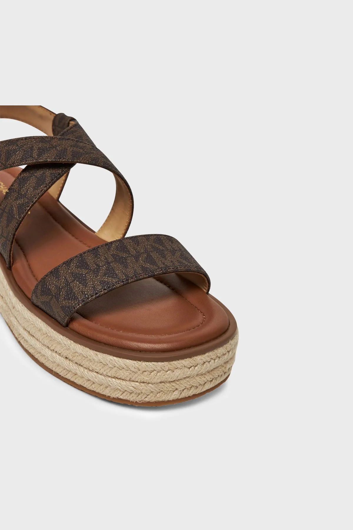 Michael Kors İmza Logolu Kadın Sandalet 40S5LYFS1B 200 KAHVE - 7