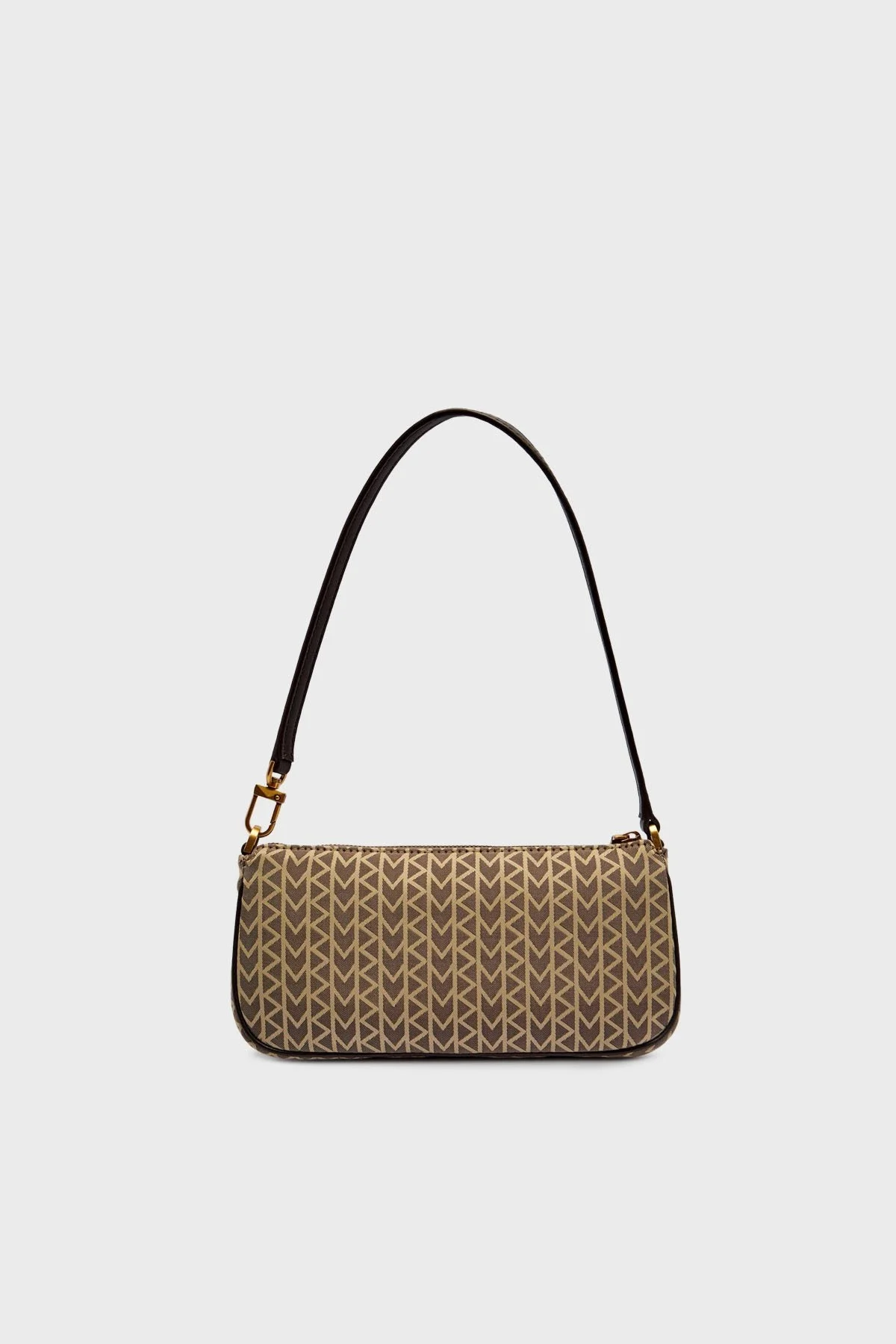 Michael Kors Jakarlı Logo Baskılı Çıkarılabilir Askılı Small 32T5AZCU1O270 Bayan Çanta 32T5AZCU1O 270 KAHVE - 4