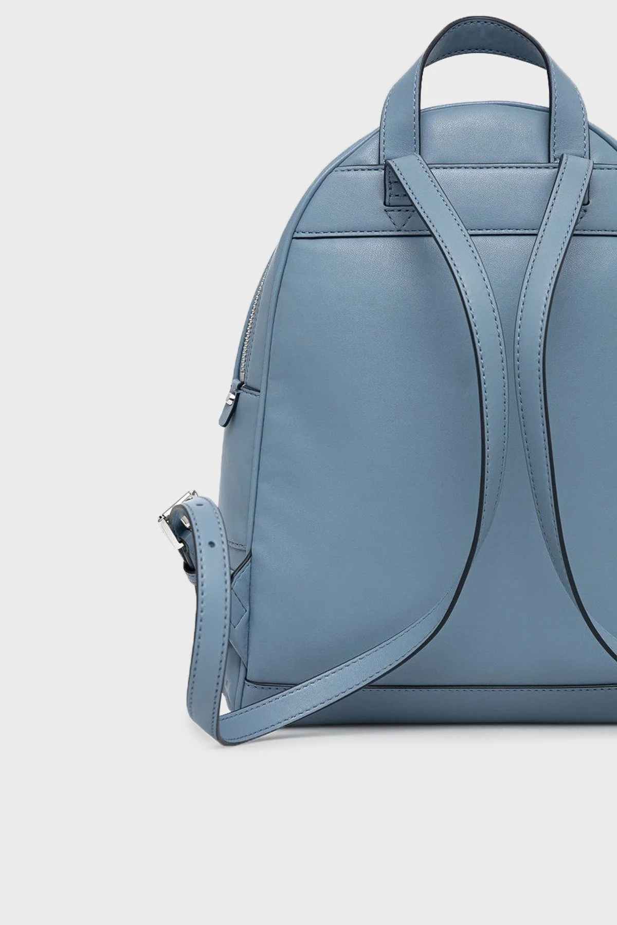 Michael Kors Kabartmalı Logolu 30S2SEZB2L464 Bayan Sırt Çantası 30S2SEZB2L 464 MAVİ - 3