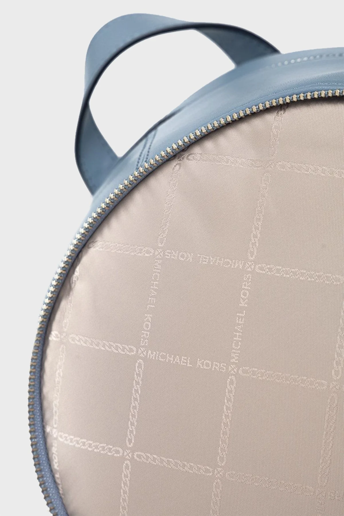 Michael Kors Kabartmalı Logolu 30S2SEZB2L464 Bayan Sırt Çantası 30S2SEZB2L 464 MAVİ - 5