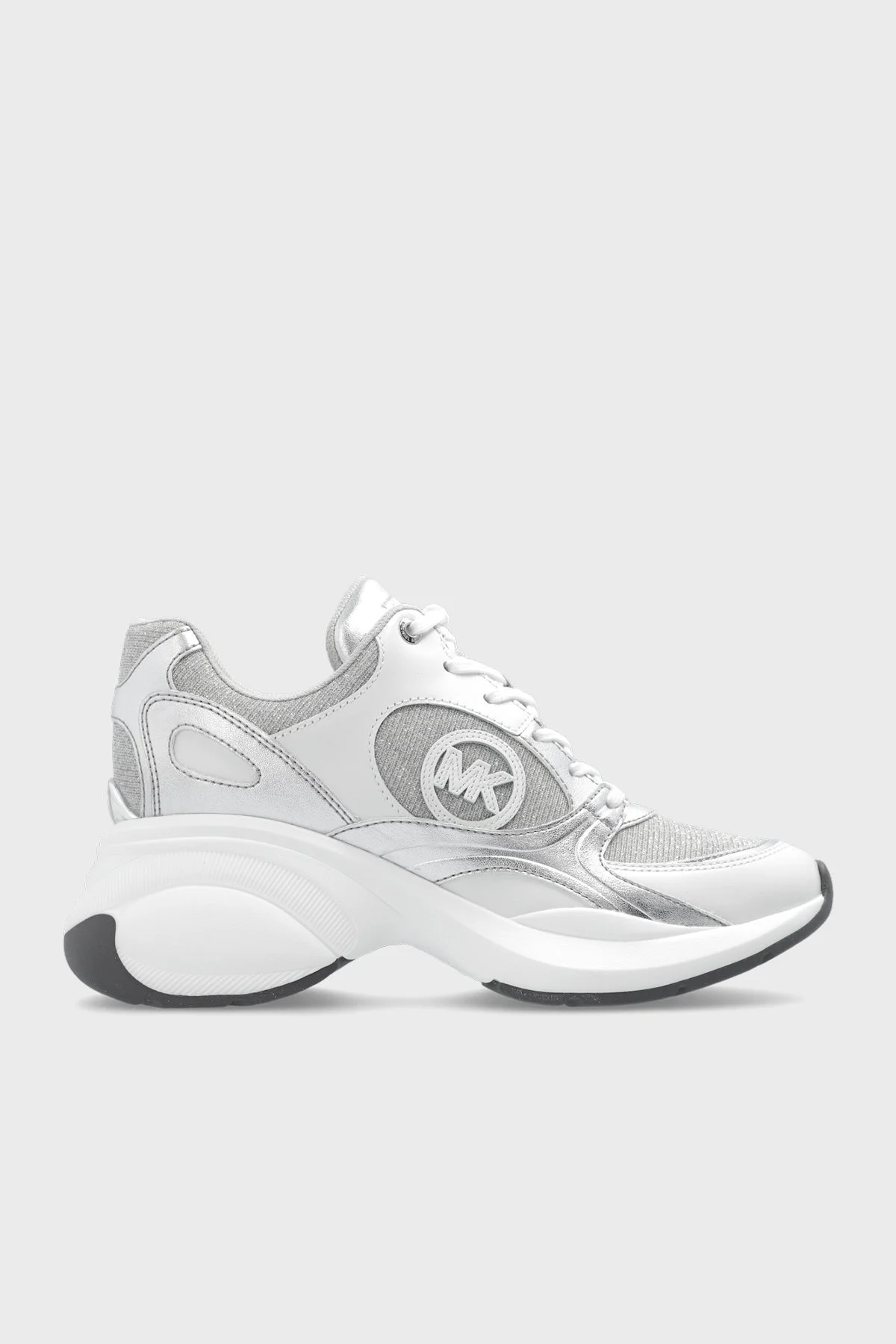 Michael Kors Kalın Tabanlı Sneaker 43S4ZUFS3D047 Bayan Ayakkabı 43S4ZUFS3D 047 GÜMÜŞ - 1