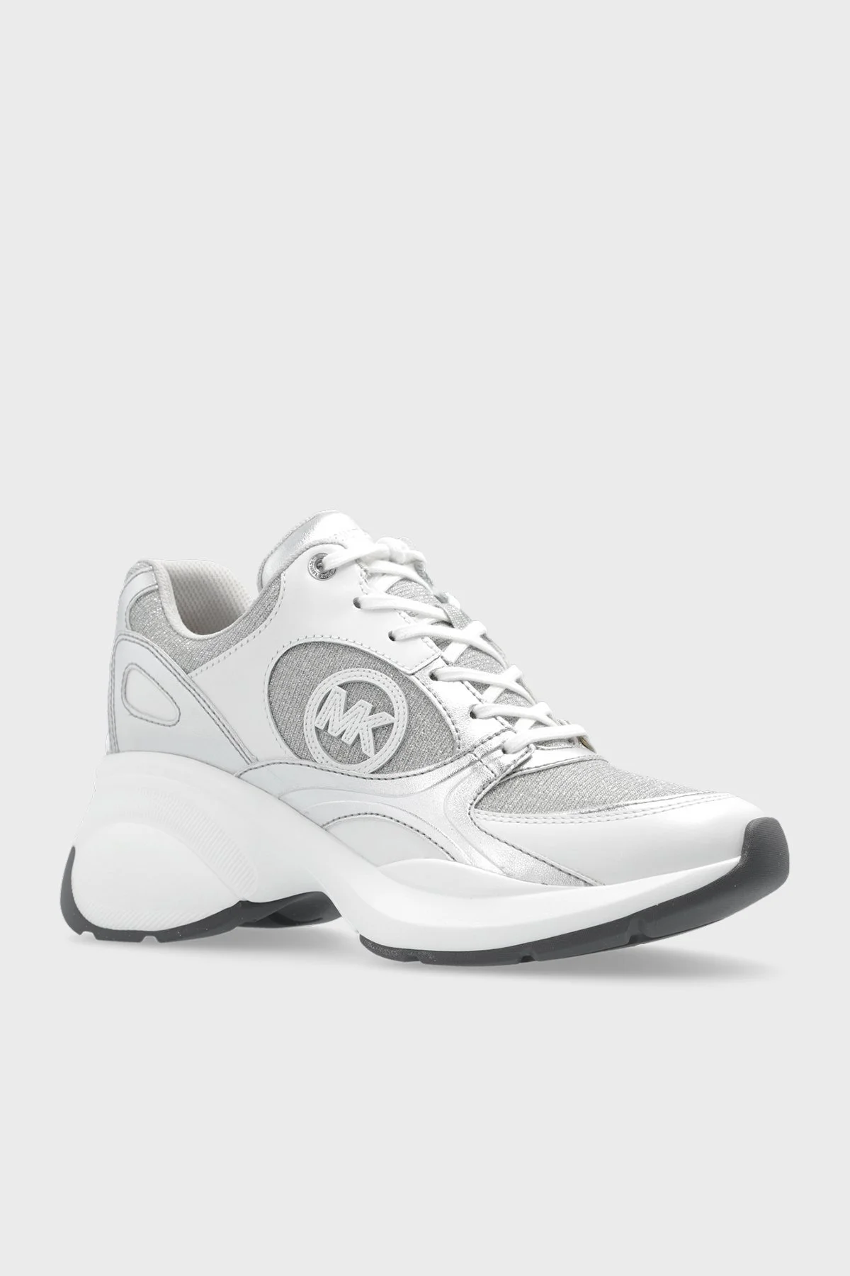 Michael Kors Kalın Tabanlı Sneaker 43S4ZUFS3D047 Bayan Ayakkabı 43S4ZUFS3D 047 GÜMÜŞ - 3