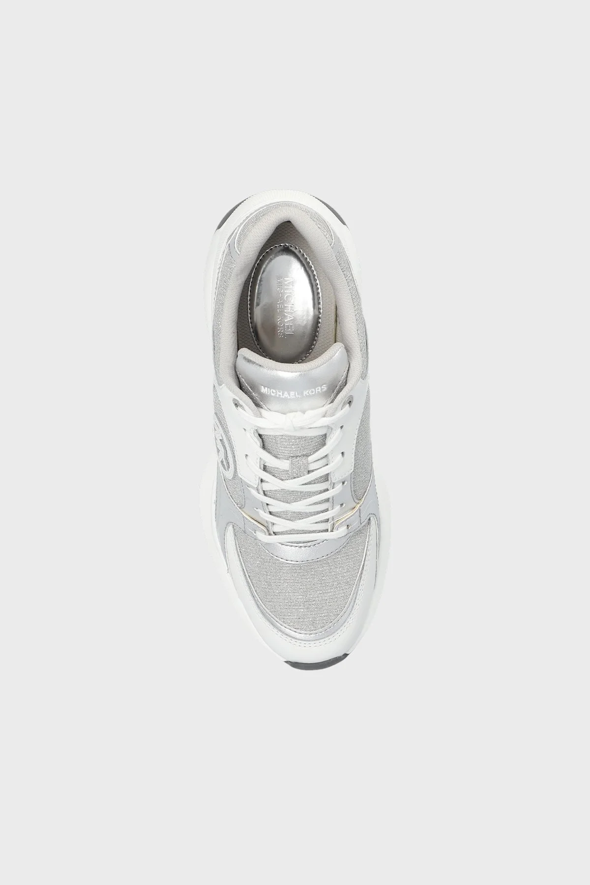 Michael Kors Kalın Tabanlı Sneaker 43S4ZUFS3D047 Bayan Ayakkabı 43S4ZUFS3D 047 GÜMÜŞ - 5