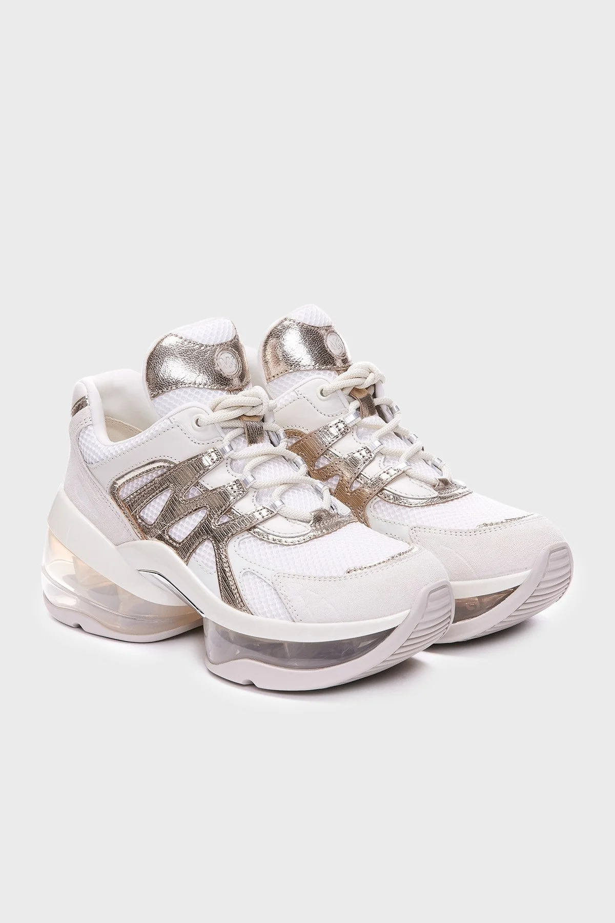 Michael Kors Kalın Tabanlı Spor 43F3OLFS5D141 Bayan Ayakkabı 43F3OLFS5D 141 EKRU - 4