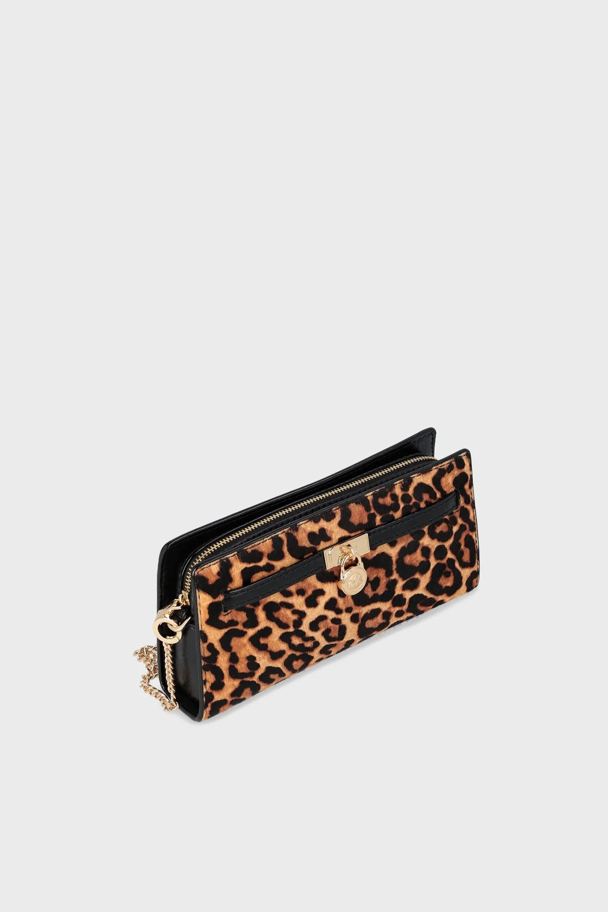 Michael Kors Leopar Desenli Çıkarılabilir Zincir Askılı 32F5GNXC0H706 Bayan Çanta 32F5GNXC0H 706 LEOPAR - 9