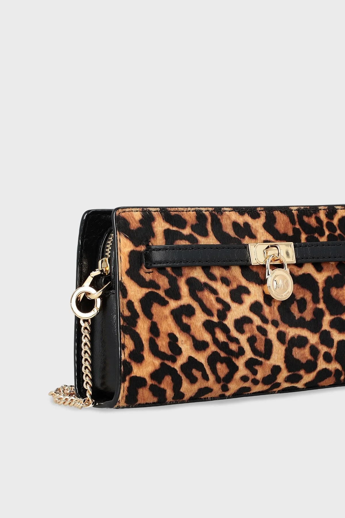 Michael Kors Leopar Desenli Çıkarılabilir Zincir Askılı 32F5GNXC0H706 Bayan Çanta 32F5GNXC0H 706 LEOPAR - 10