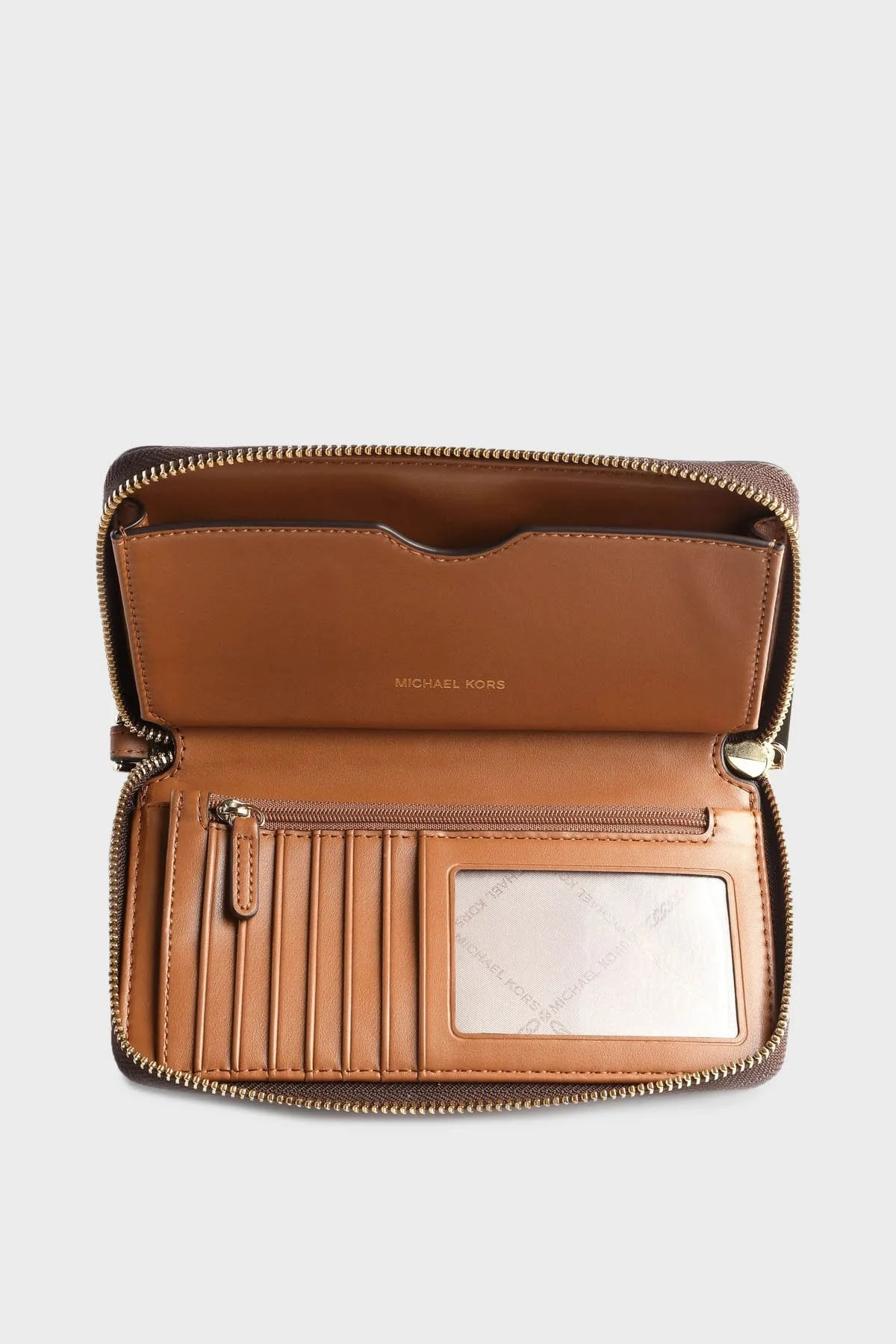 Michael Kors Lgoolu Çok Bölmeli 34F1GJ6E2B200 Bayan Cüzdan 34F1GJ6E2B 200 KAHVE - 2