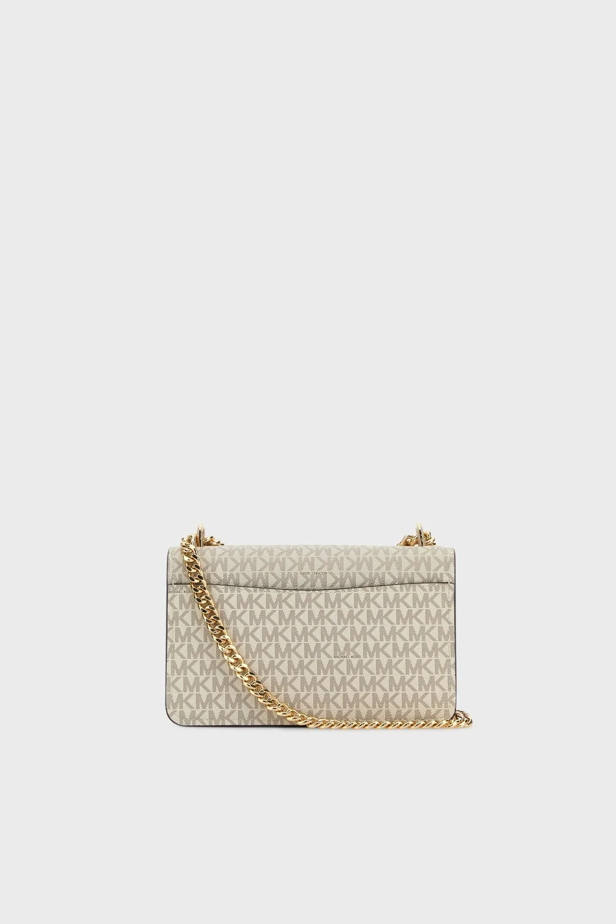 Michael Kors Logo Baskılı Ayarlanabilir Zincir Askılı 30R5GC7L3B149 Bayan Çanta 30R5GC7L3B 149 EKRU - 4