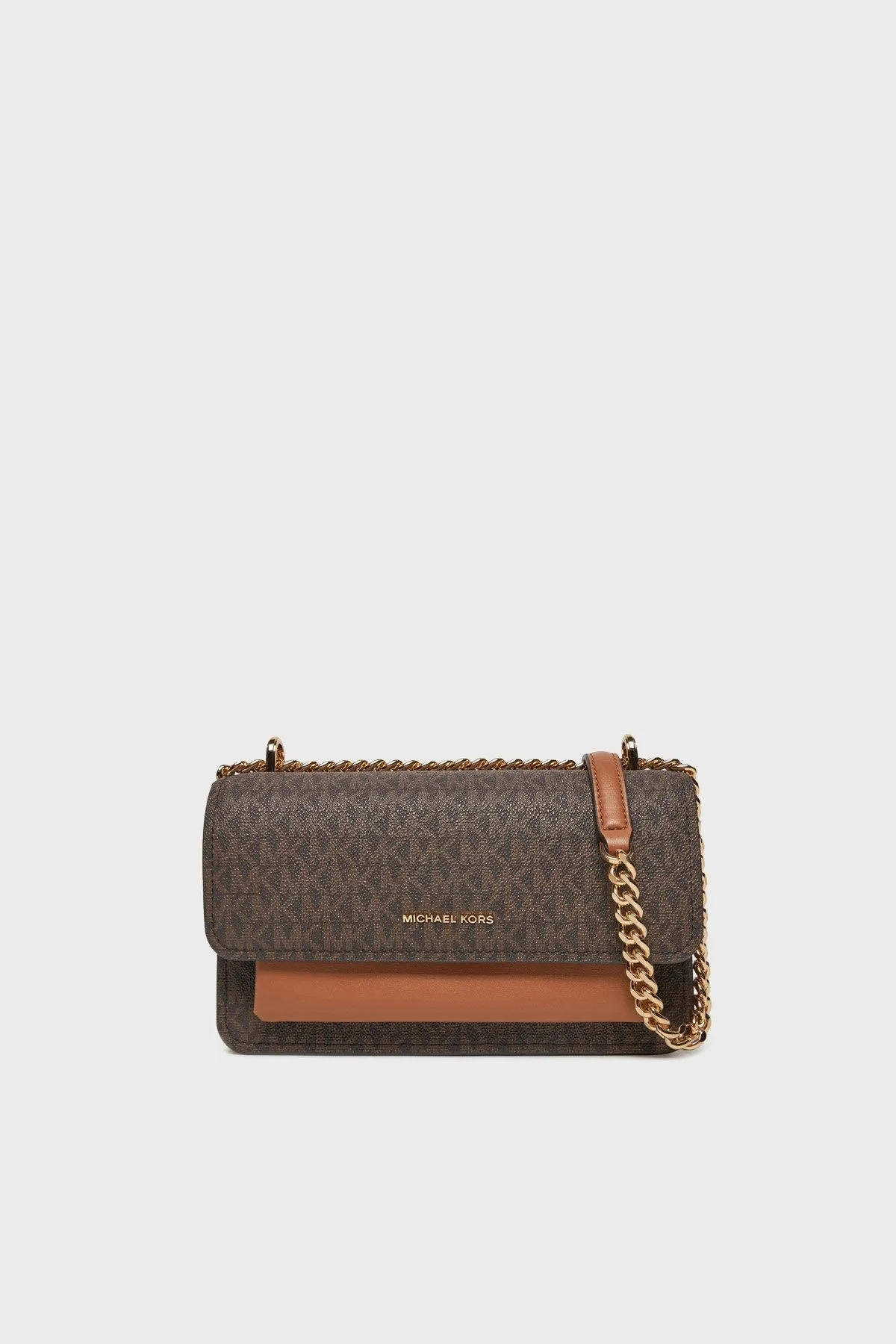 Michael Kors Logo Baskılı Ayarlanabilir Zincir Askılı 30R5GC7L3B252 Bayan Çanta 30R5GC7L3B 252 KAHVE - 5