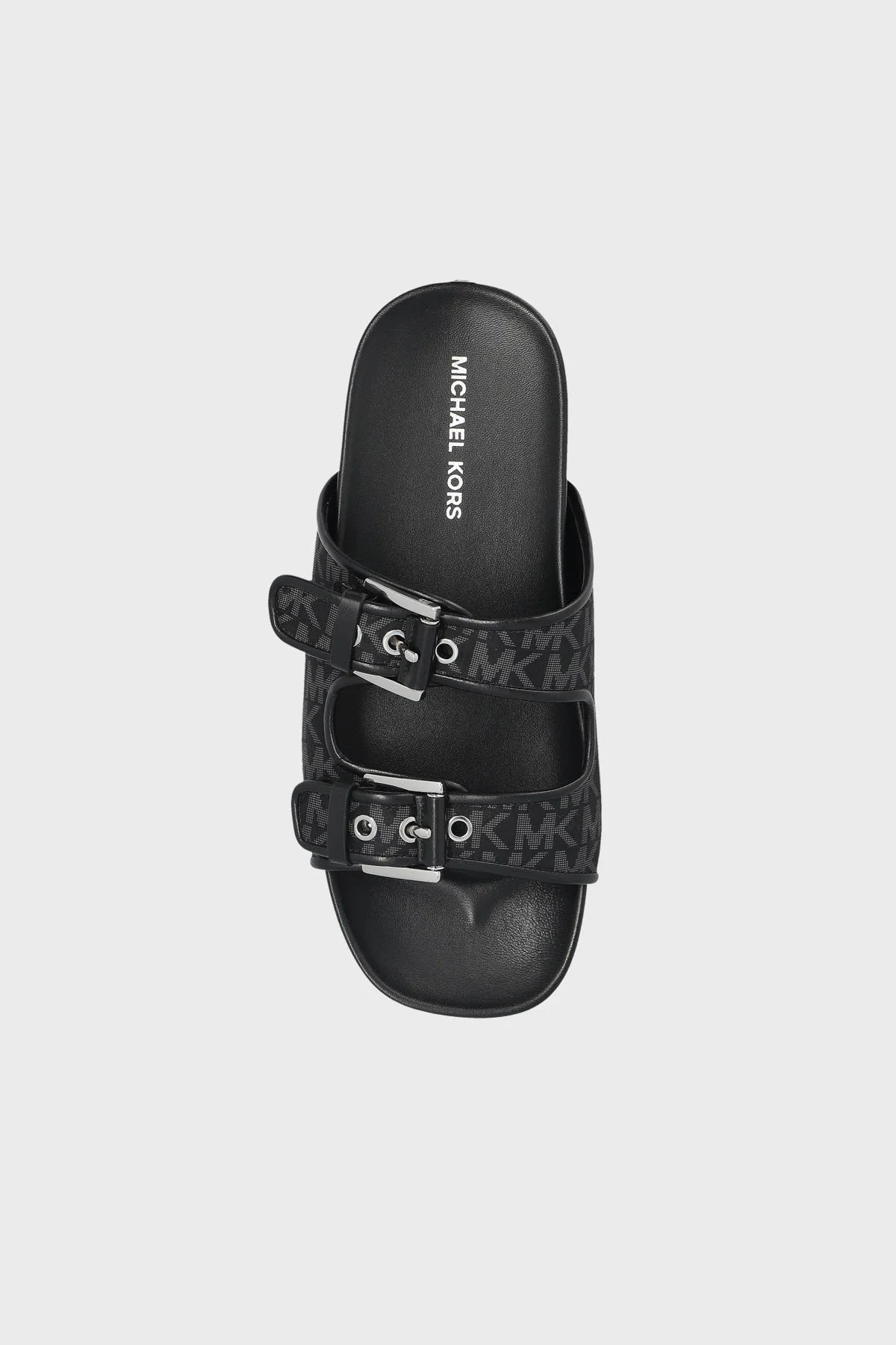 Michael Kors Logo Baskılı Çift Bantlı Kemerli 40T5BYFS1D001 Bayan Terlik 40T5BYFS1D 001 SİYAH - 5