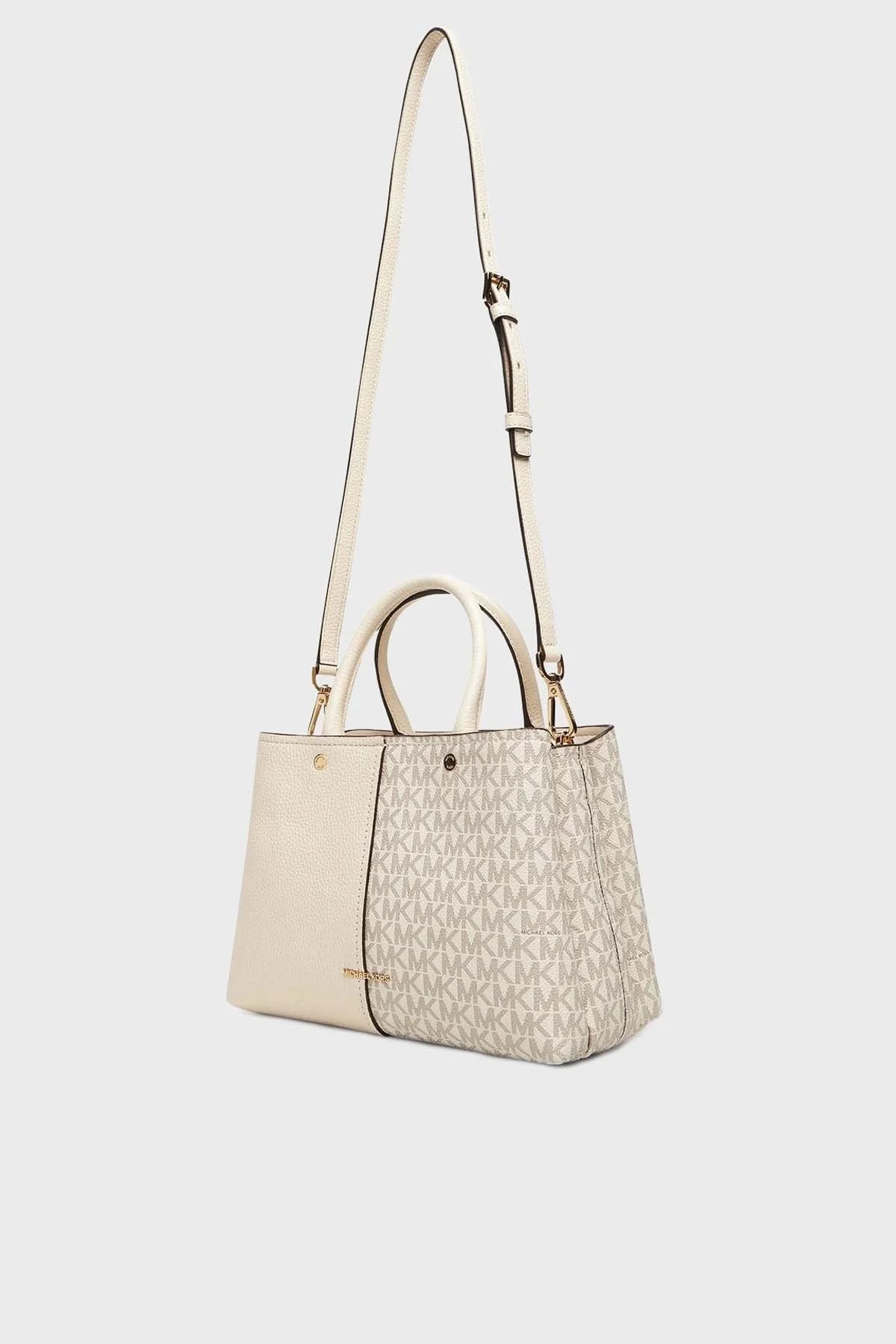 Michael Kors Logo Baskılı Çıkarılabilir Askılı 30T5GFFS2B132 Bayan Çanta 30T5GFFS2B 132 EKRU - 4