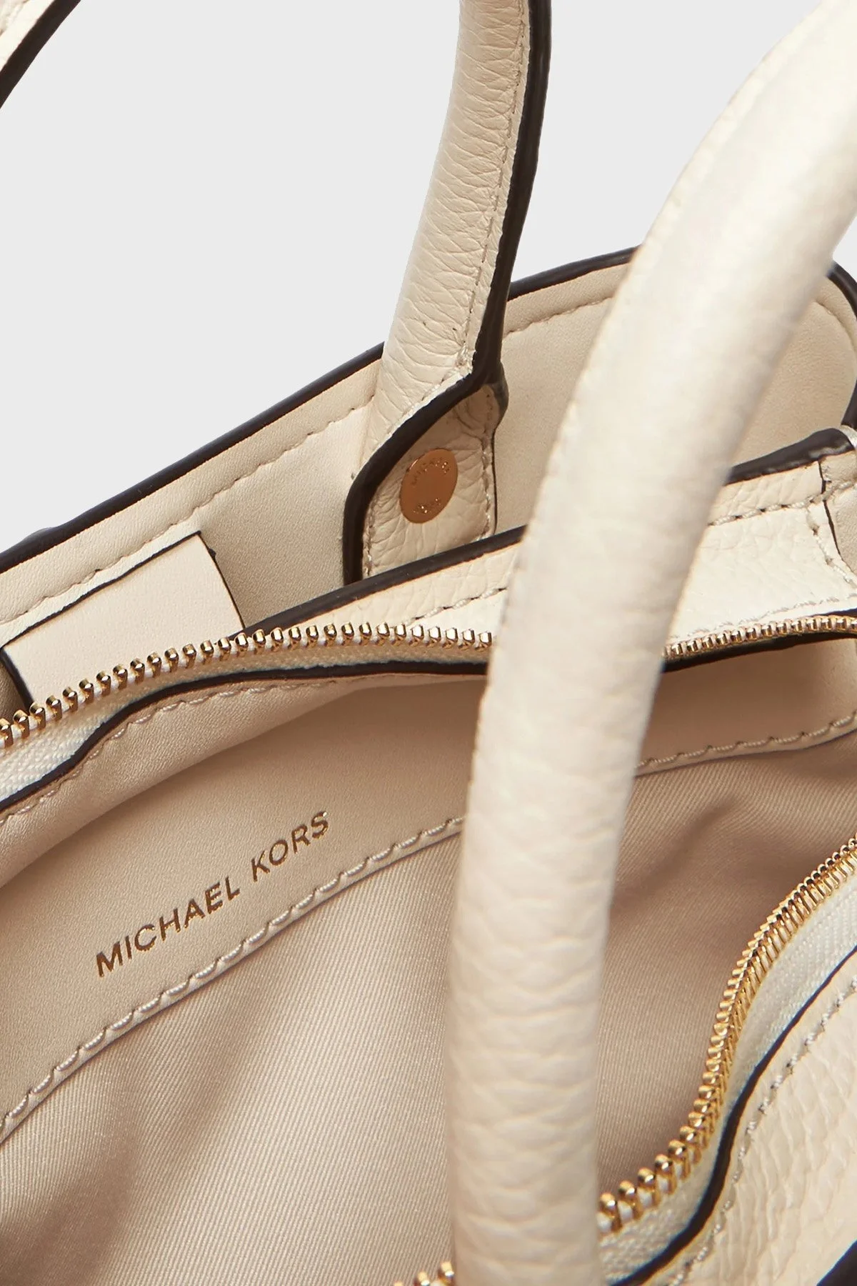 Michael Kors Logo Baskılı Çıkarılabilir Askılı 30T5GFFS2B132 Bayan Çanta 30T5GFFS2B 132 EKRU - 5