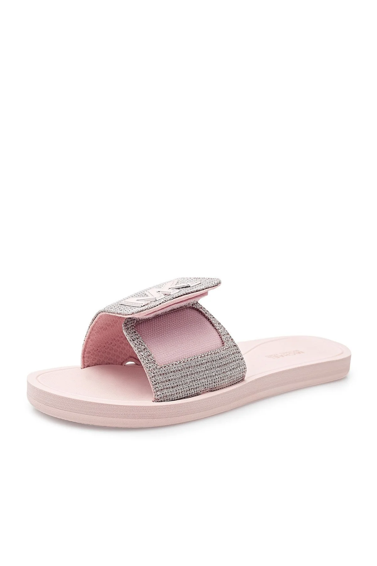 Michael Kors Logo Baskılı 40T8MKFA3D785 Bayan Terlik 40T8MKFA3D 785 PUDRA - 6