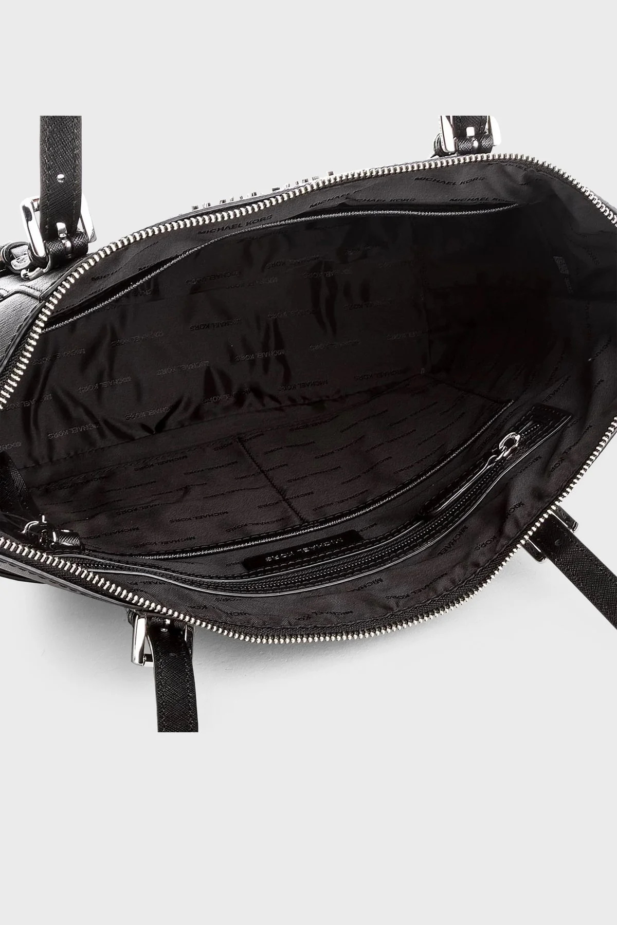 Michael Kors Logolu 30F2STTT8L001 Bayan Çanta 30F2STTT8L 001 SİYAH - 5