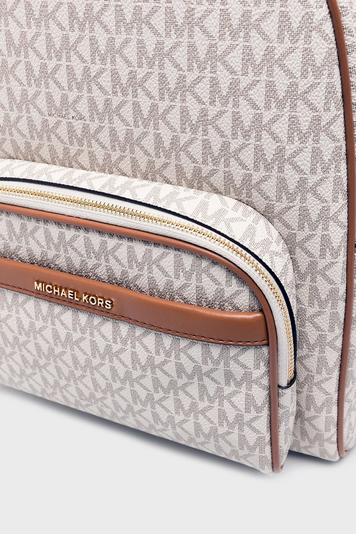 Michael Kors Logolu 30S4G8XB2B149 Bayan Sırt Çantası 30S4G8XB2B 149 EKRU - 3