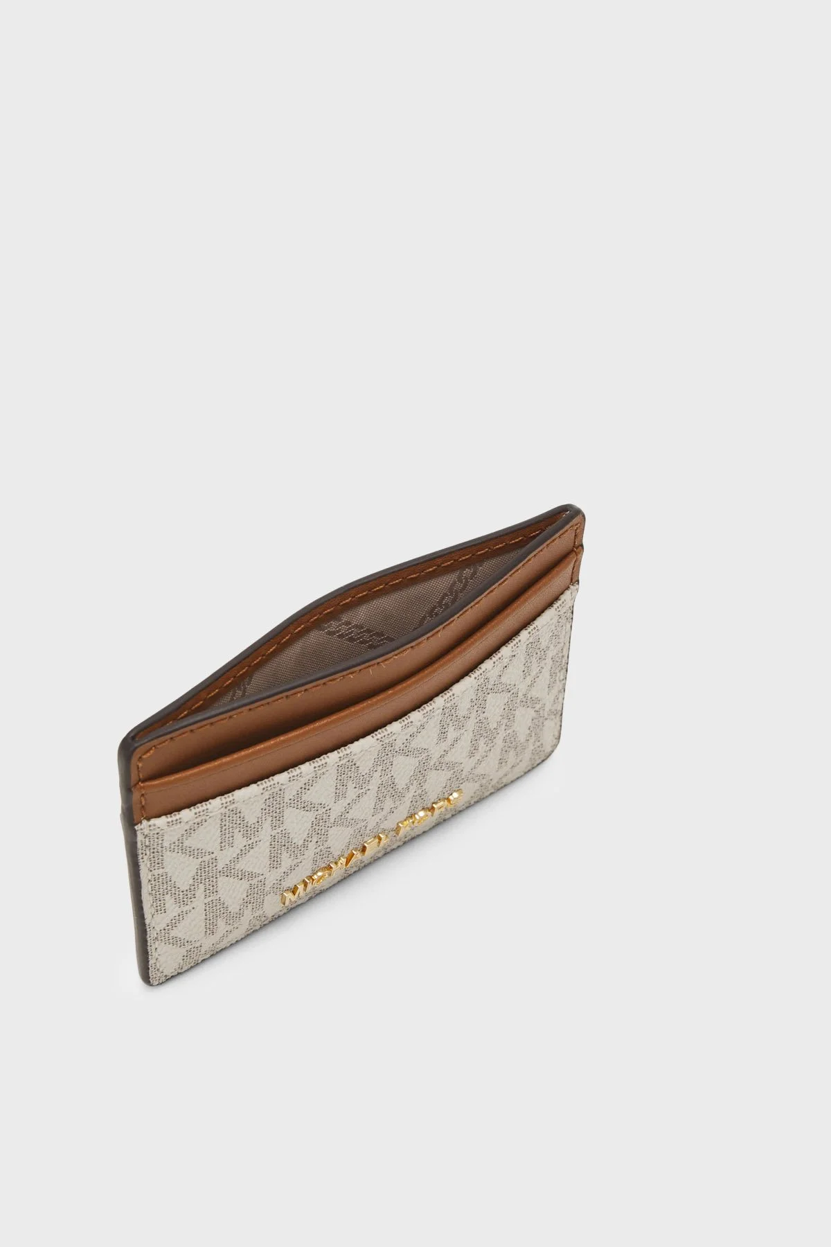Michael Kors Logolu 32F1GJ6D0B150 Kadın Kartlık 32F1GJ6D0B 150 Ekru - 3