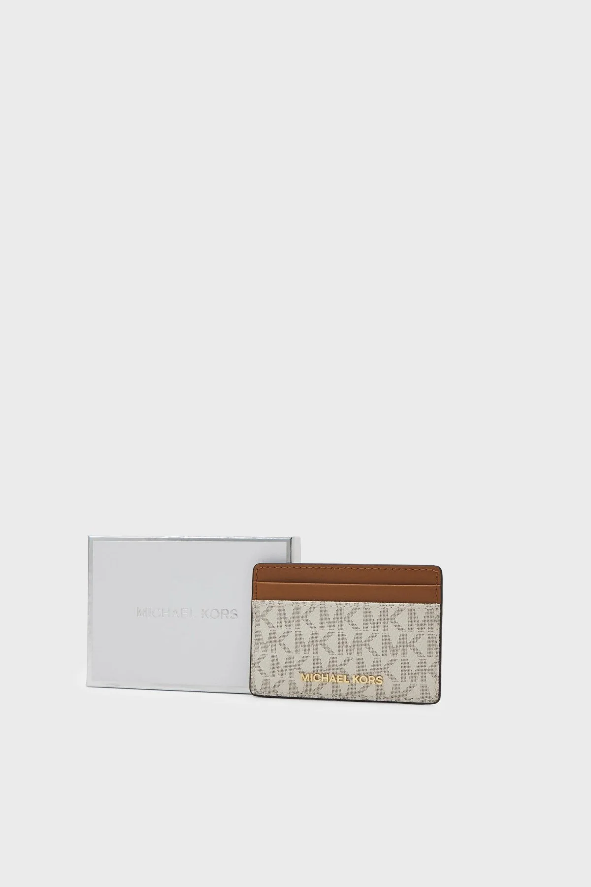 Michael Kors Logolu 32F1GJ6D0B150 Kadın Kartlık 32F1GJ6D0B 150 Ekru - 4