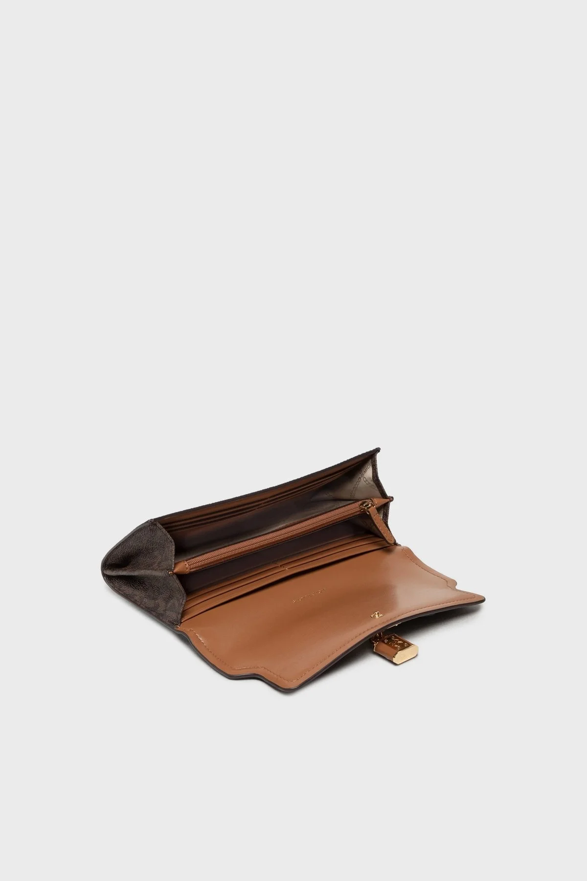 Michael Kors Logolu 32S2G9HE7B Bayan Cüzdan 32S2G9HE7B BRN ACORN KAHVE - 3