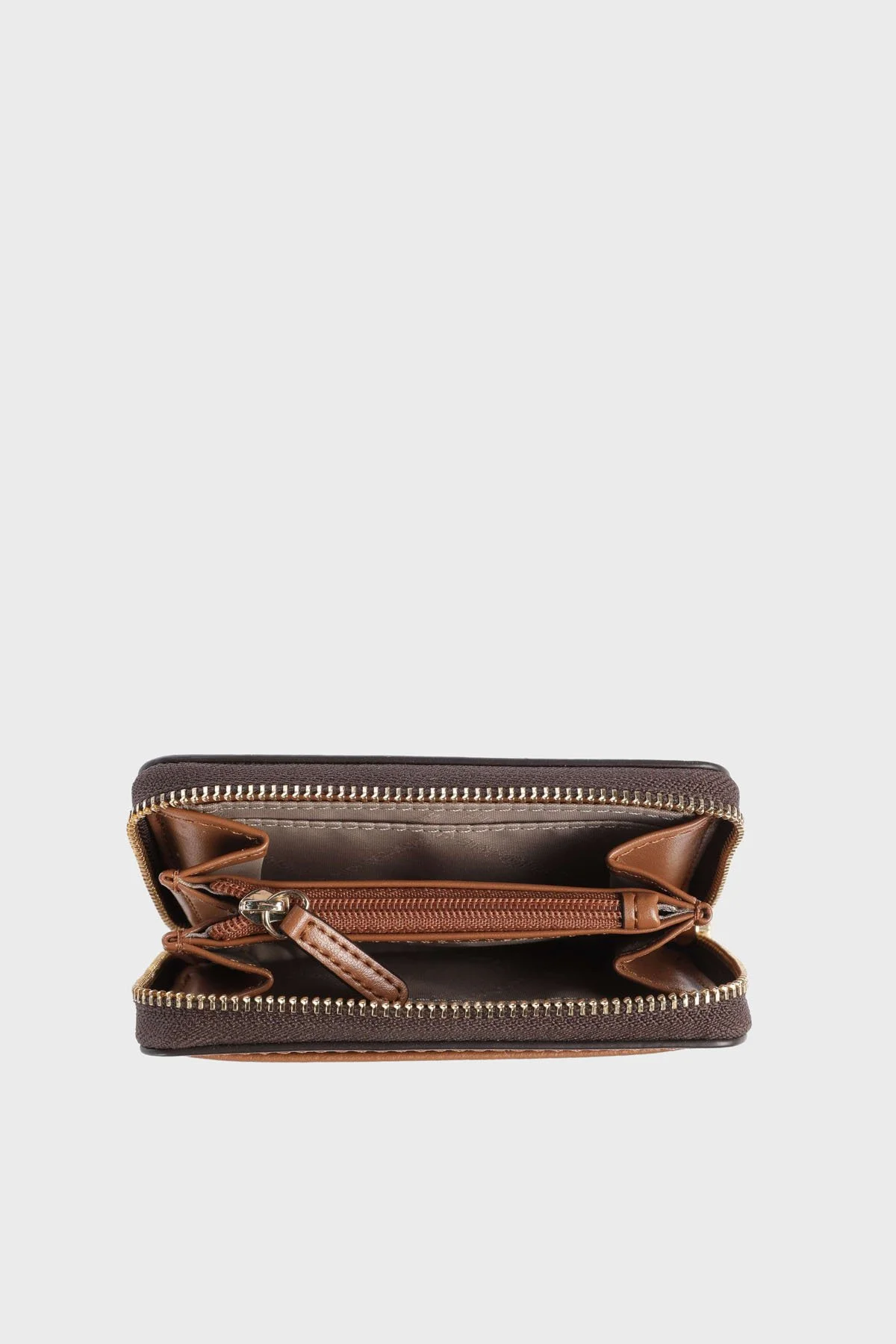 Michael Kors Logolu 32T4GJ6Z5B252 Kadın Cüzdan 32T4GJ6Z5B 252 KAHVE - 4