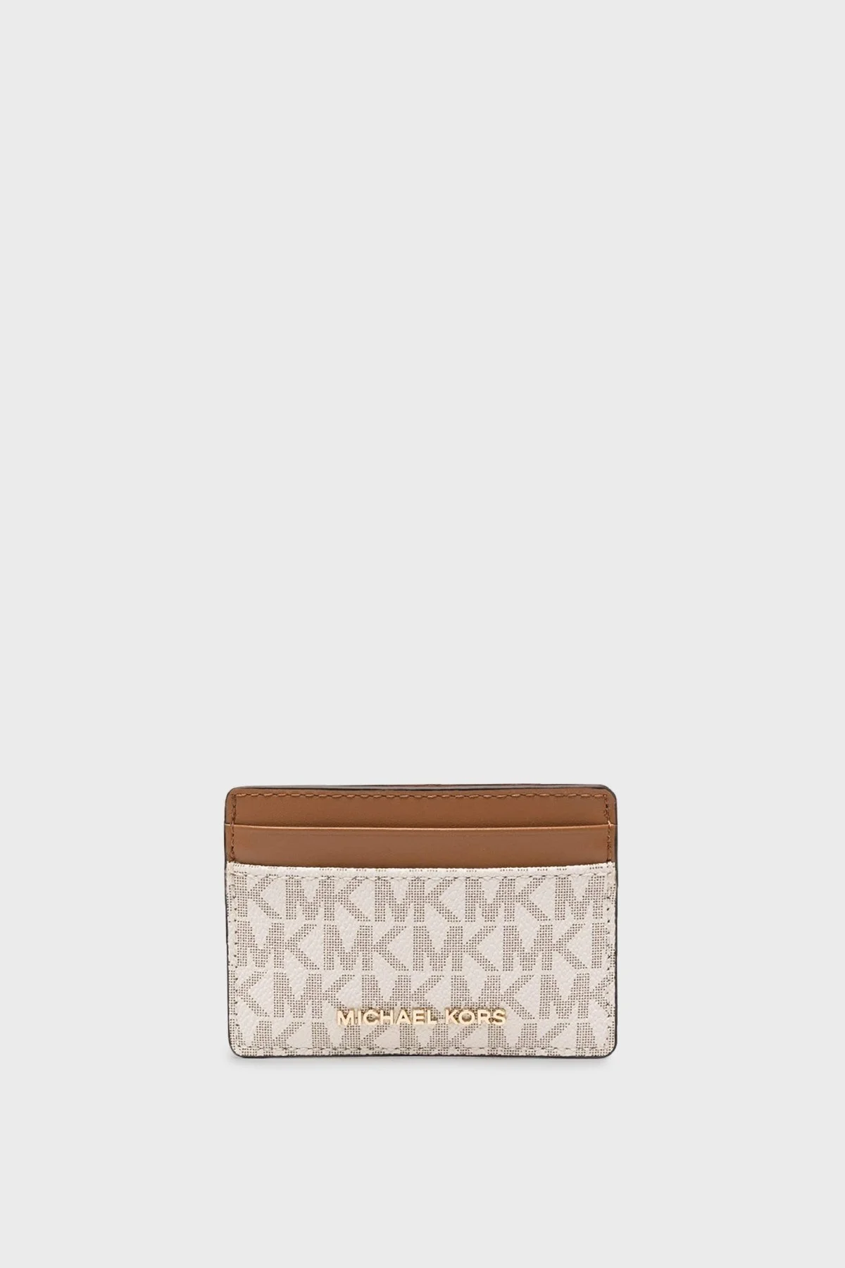 Michael Kors Logolu 34F1GJ6D0B Bayan Kartlık 34F1GJ6D0B VANILLA EKRU - 1