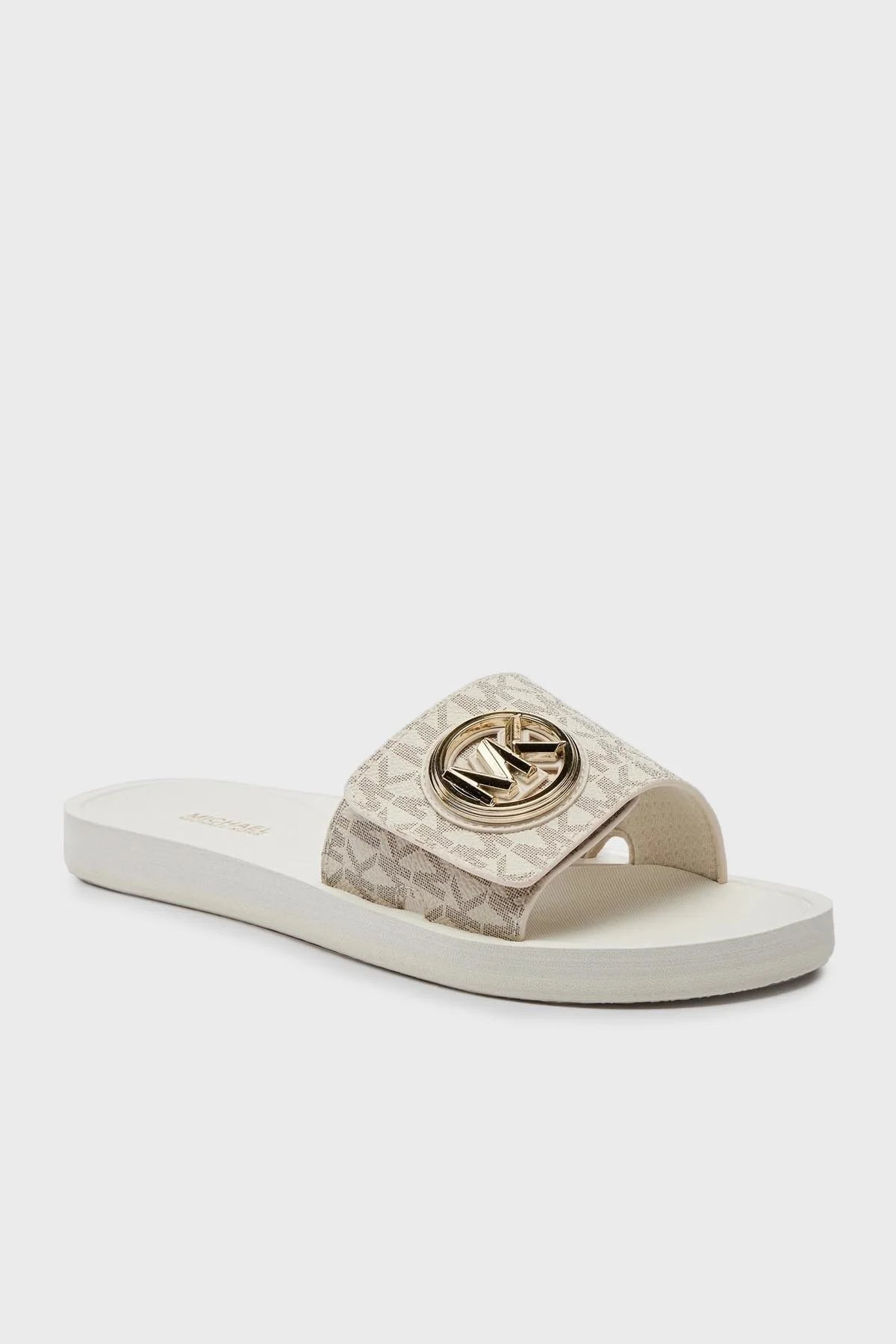 Michael Kors Logolu 40R4MKFA1B150 Bayan Terlik 40R4MKFA1B 150 EKRU - 3