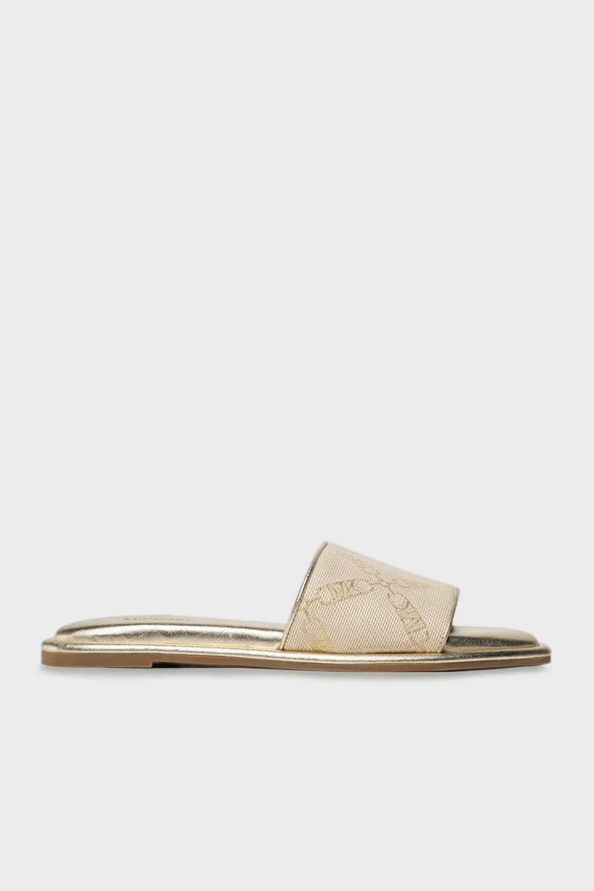 Michael Kors Logolu 40S3HAFS2Y750 Bayan Terlik 40S3HAFS2Y 750 GOLD - 1