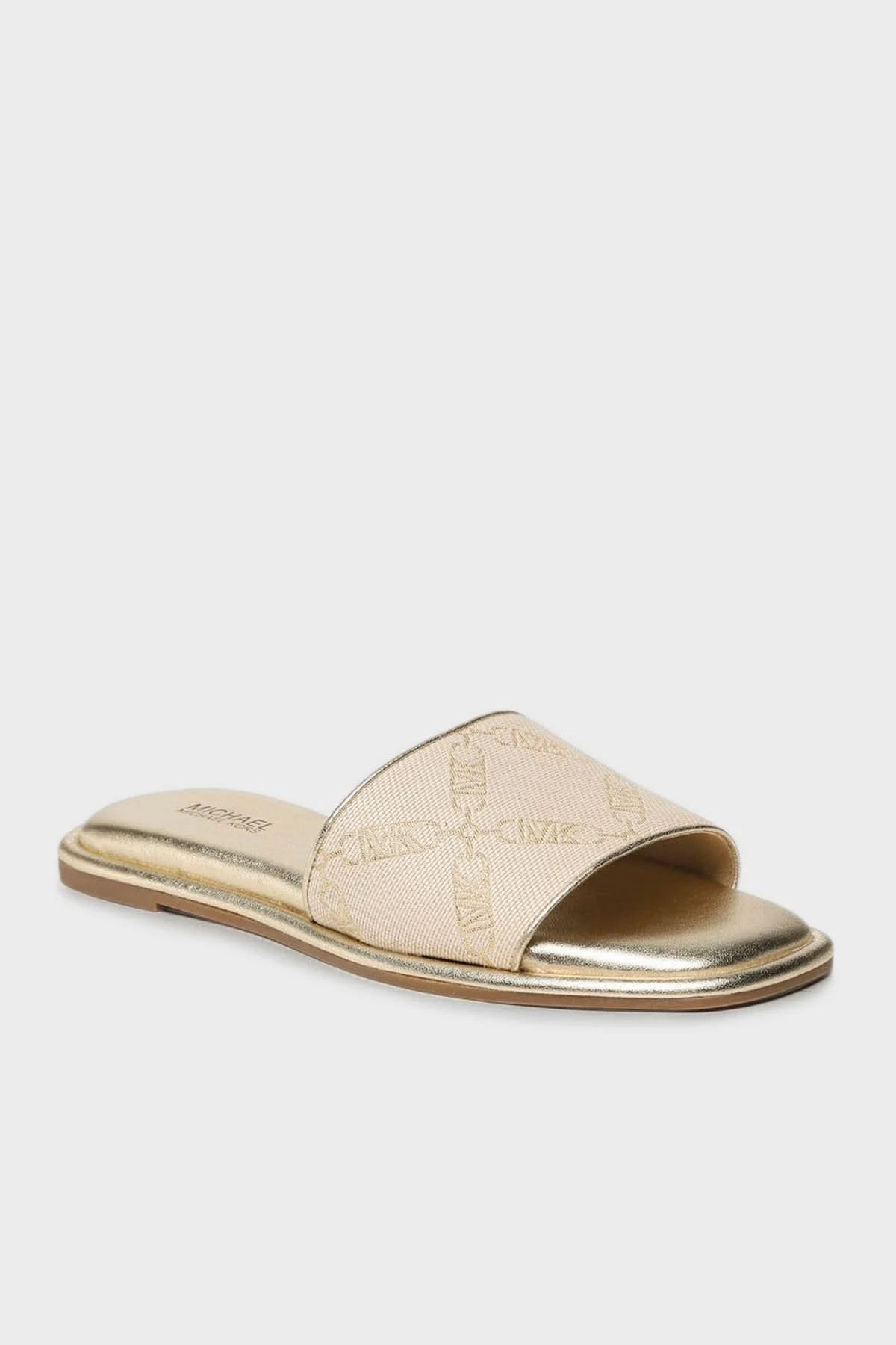 Michael Kors Logolu 40S3HAFS2Y750 Bayan Terlik 40S3HAFS2Y 750 GOLD - 2