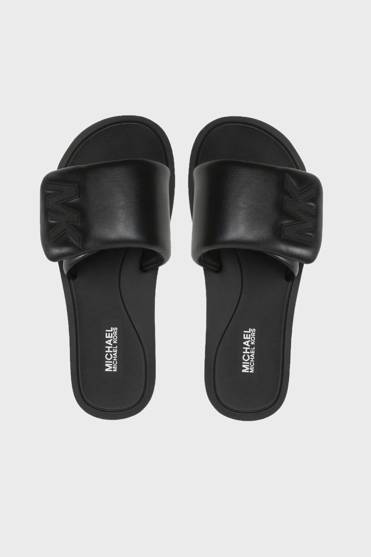 Michael Kors Logolu 40S3MKFA1L001 Bayan Terlik 40S3MKFA1L 001 SİYAH - 4