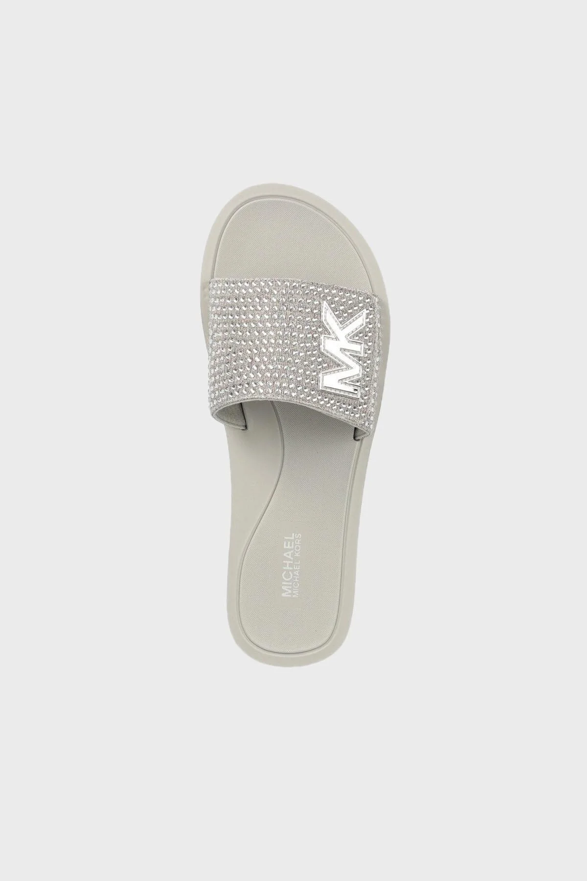 Michael Kors Logolu 40S3MKFA3D075 Bayan Terlik 40S3MKFA3D 075 GRİ - 5