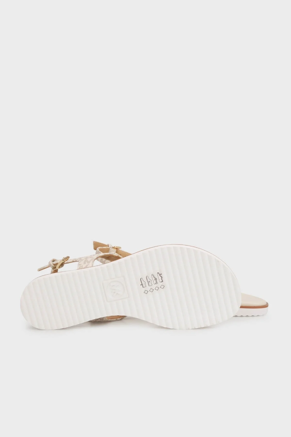 Michael Kors Logolu 49S0JUFA1B150 Bayan Sandalet 49S0JUFA1B 150 EKRU - 9