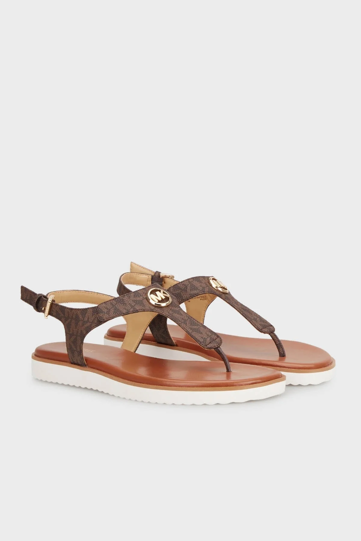 Michael Kors Logolu 49S0JUFA1B200 Bayan Sandalet 49S0JUFA1B 200 KAHVE - 3